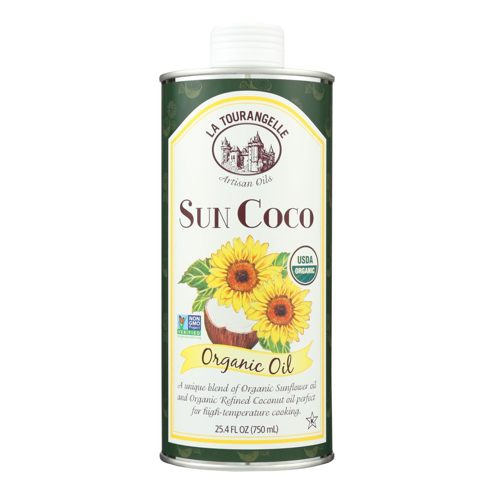 La Tourangelle Sun Coco Oil - Case Of 6 - 25.4 Fl Oz.