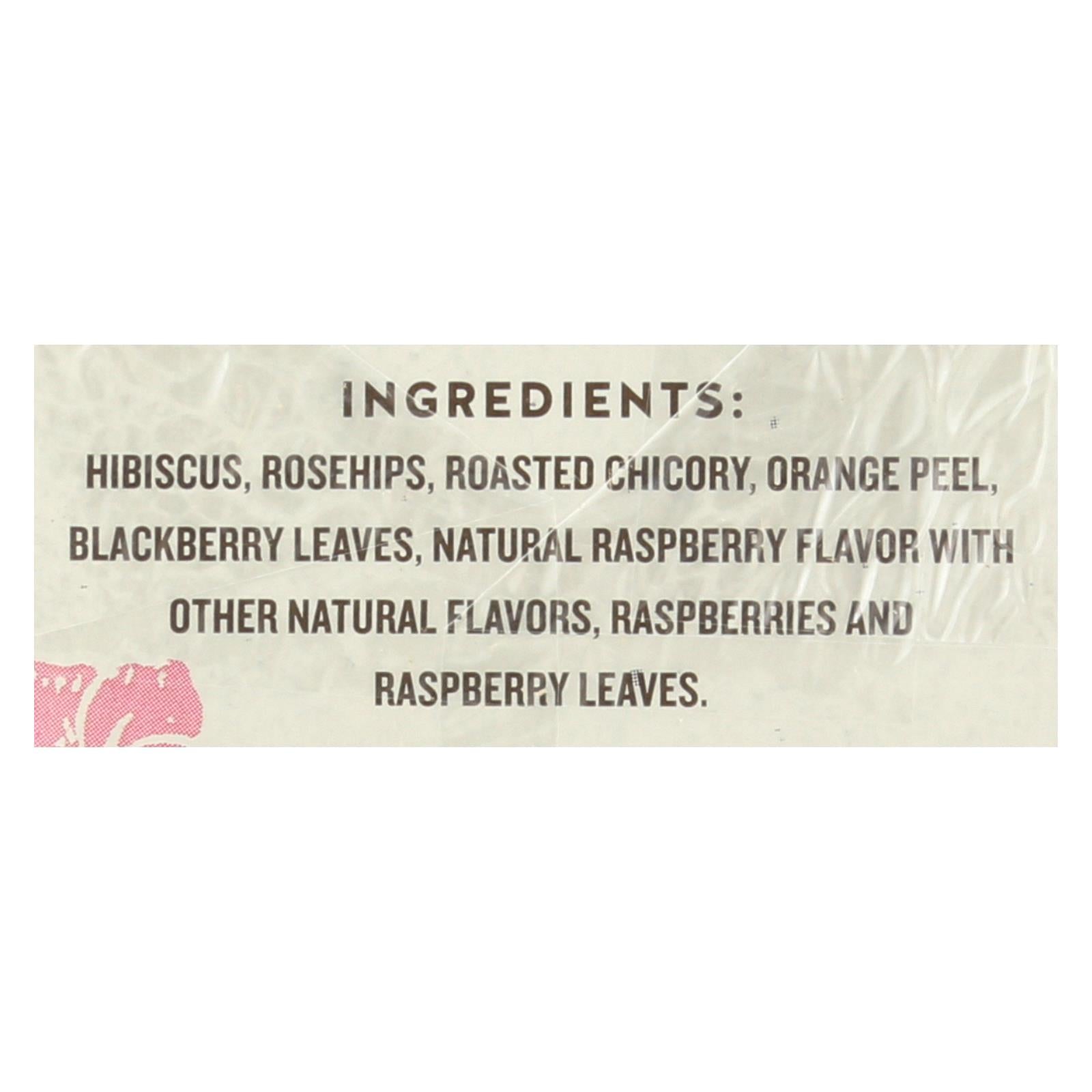 Celestial Seasonings Herbal Tea Caffeine Free Raspberry Zinger - 20 Tea Bags - Case Of 6