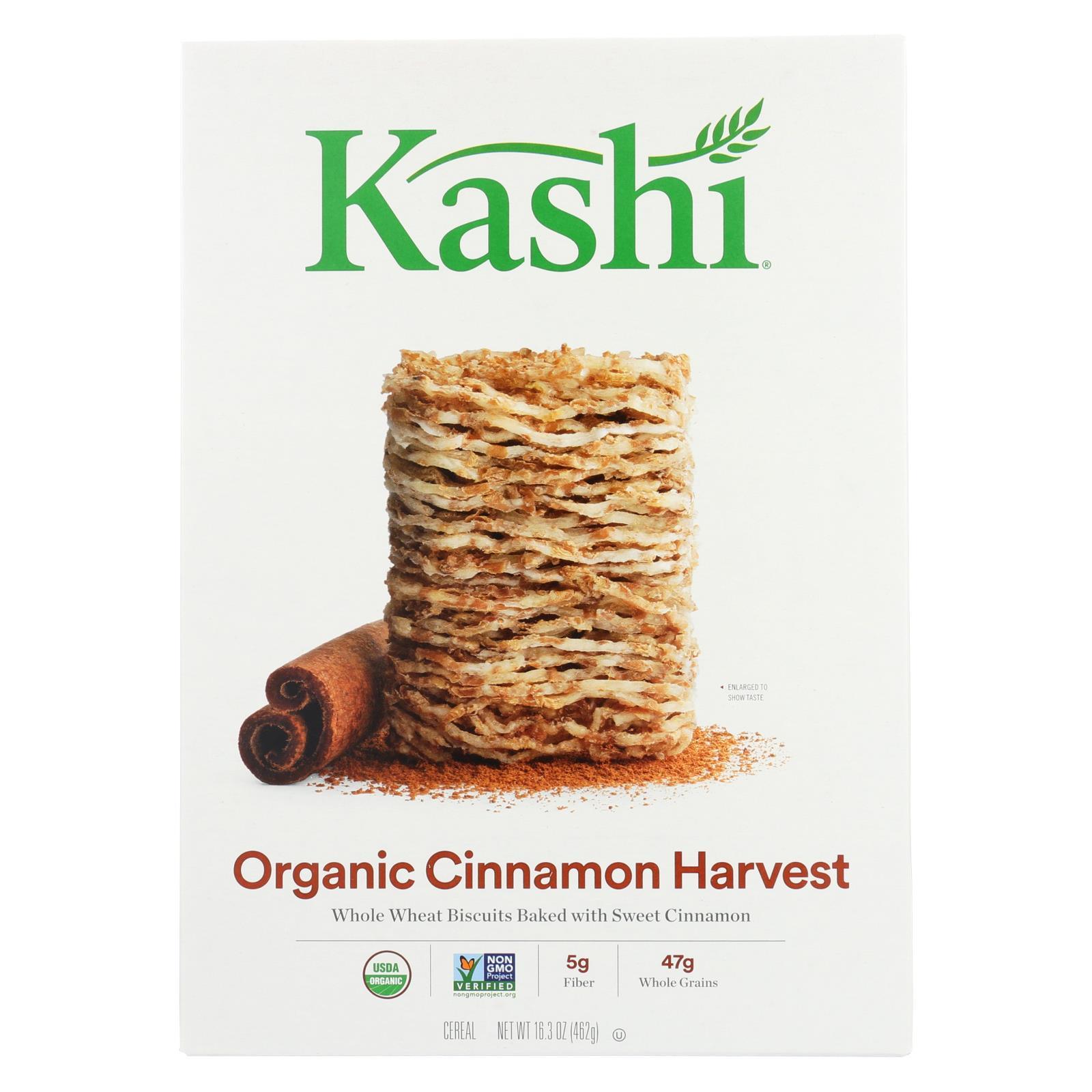 Kashi Cereal - Organic - Whole Wheat - Organic Promise - Cinnamon Harvest - 16.3 Oz - Case Of 12