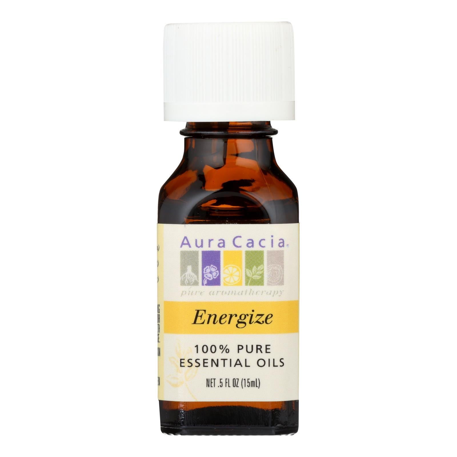 Aura Cacia - Pure Essential Oil Energize - 0.5 Fl Oz