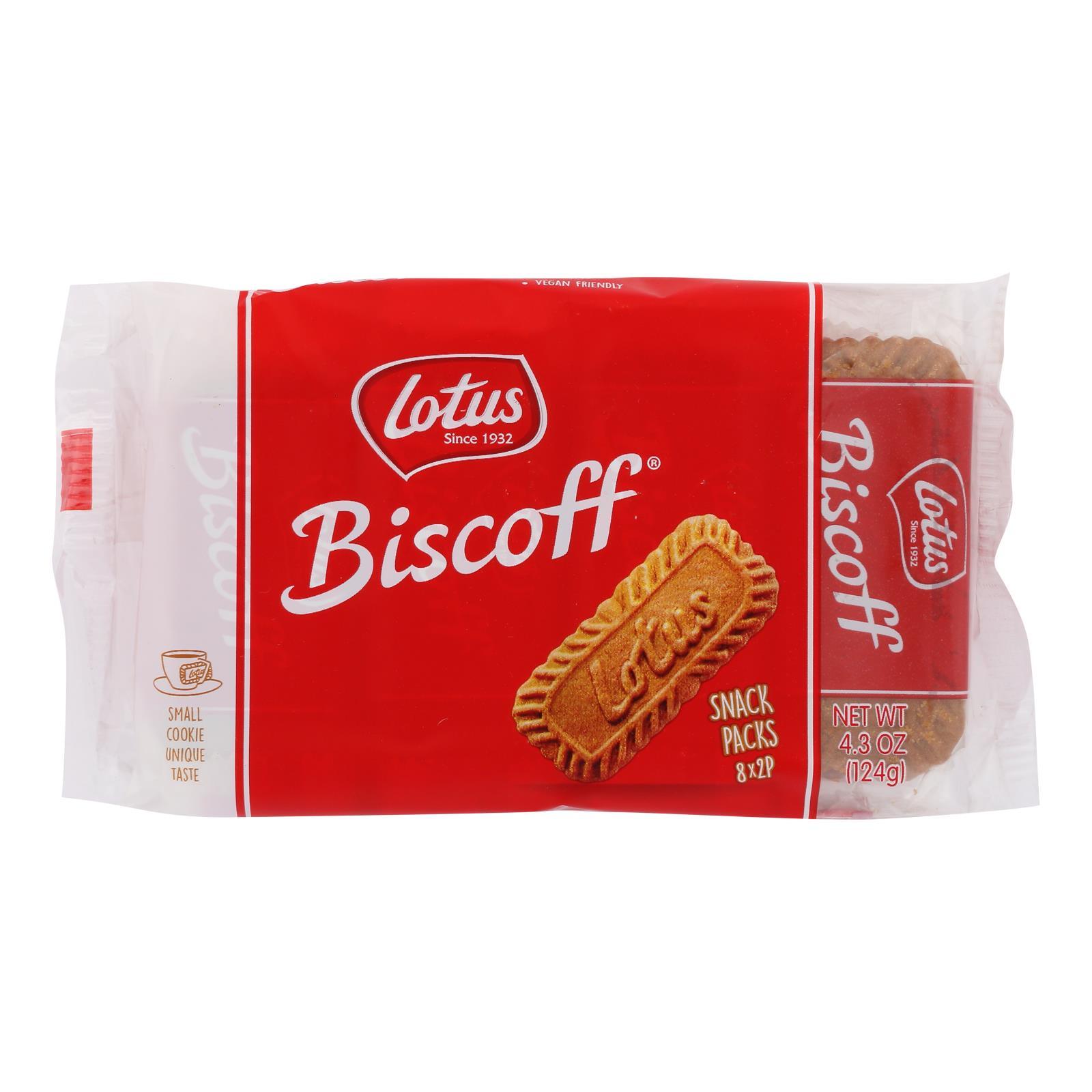 Biscoff Cookies - Snack Pack - 4 Oz - Case Of 12