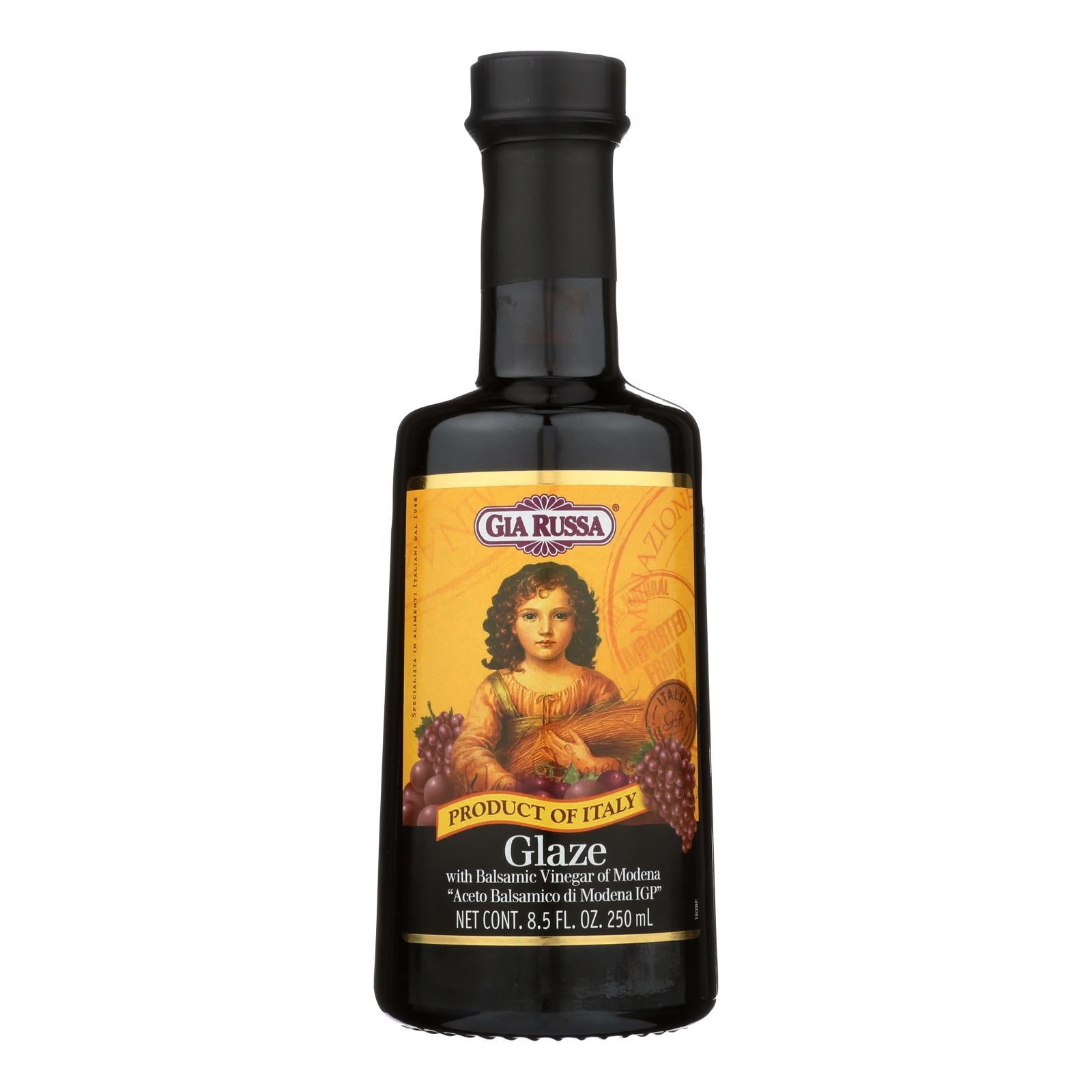 Gia Russa Balsamic Glaze Vinegar - Case Of 6 - 8.5 Fz