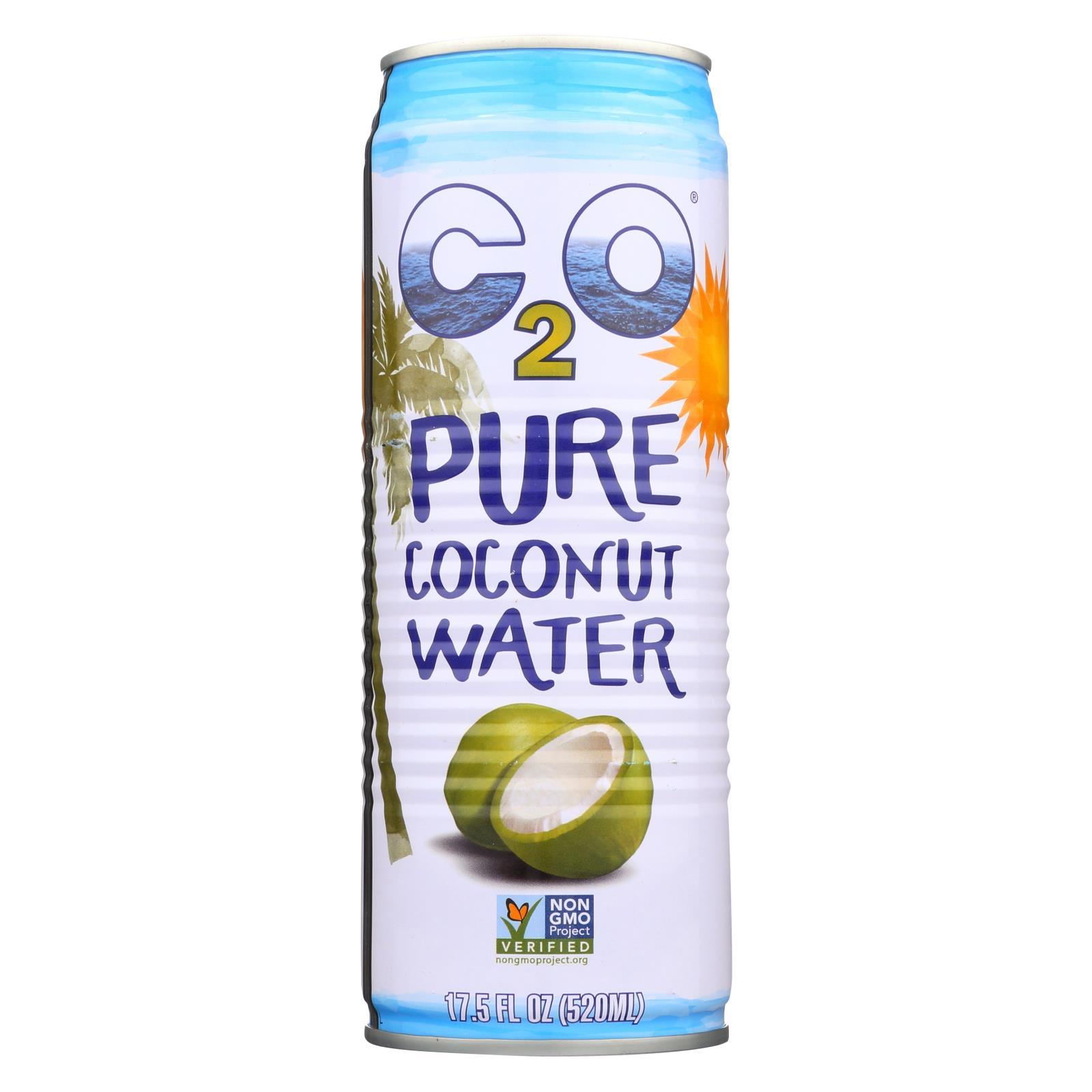 C2o - Pure Coconut Water Pure Coconut Water - Case Of 12 - 17.5 Fl Oz