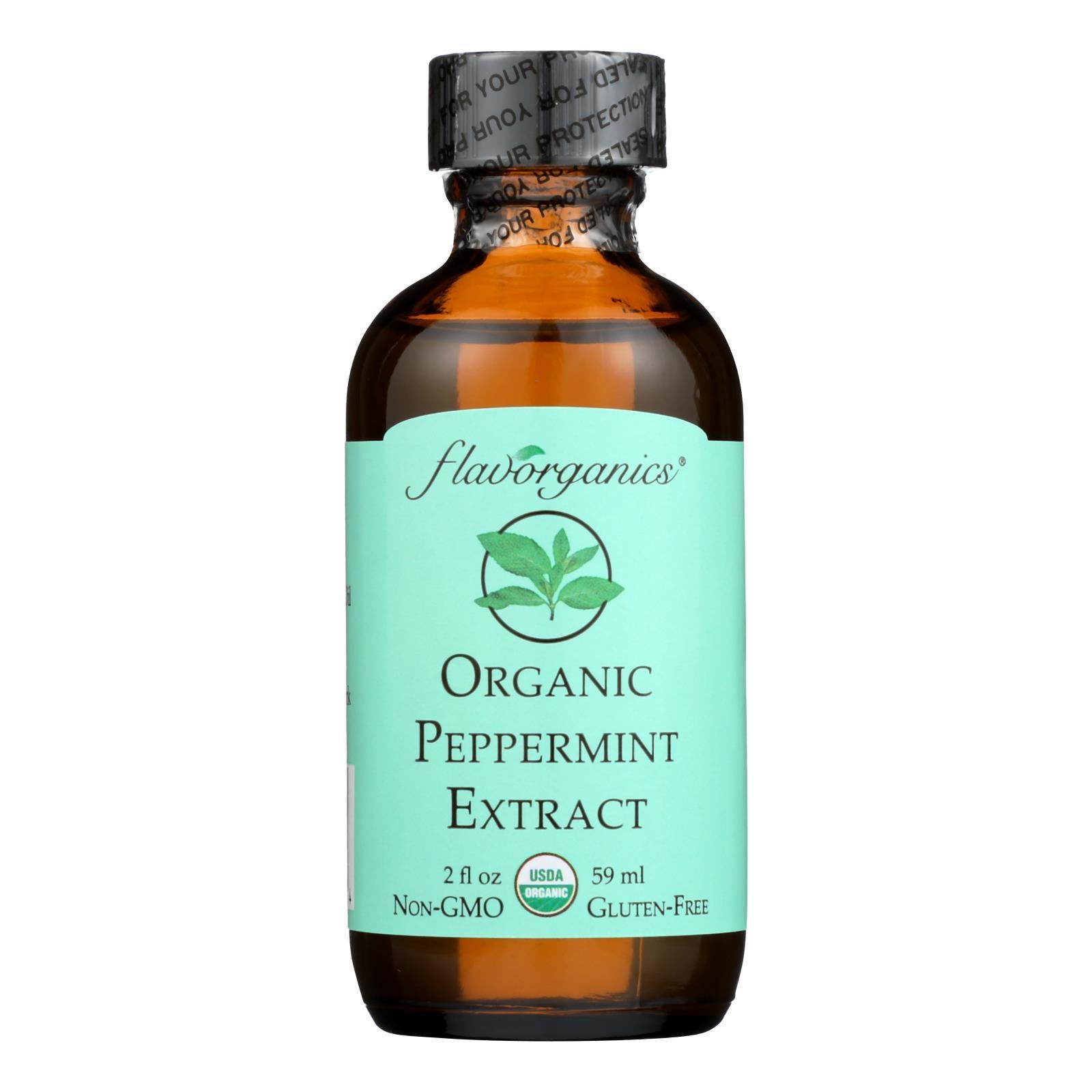 Flavorganics Organic Peppermint Extract - 2 Oz