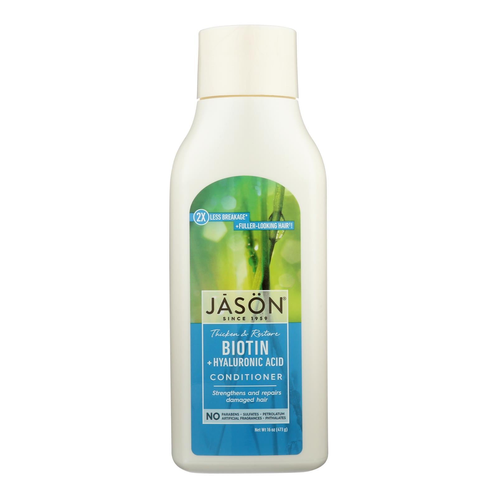 Jason Conditioner Natural Restorative Biotin - 16 Fl Oz