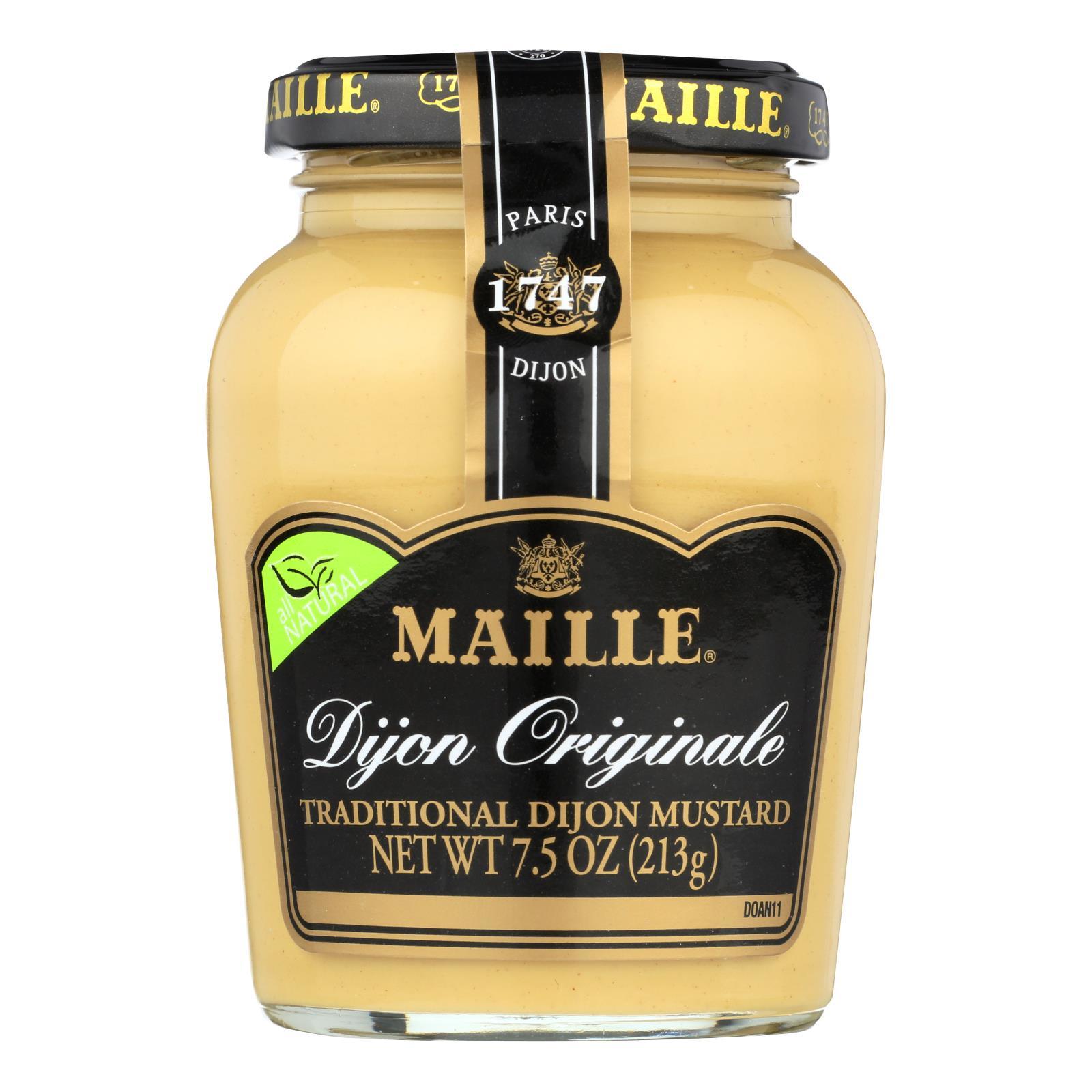 Maille Mustard - Dijon - Origale - Natural - Traditional - 7.5 Oz - Case Of 6