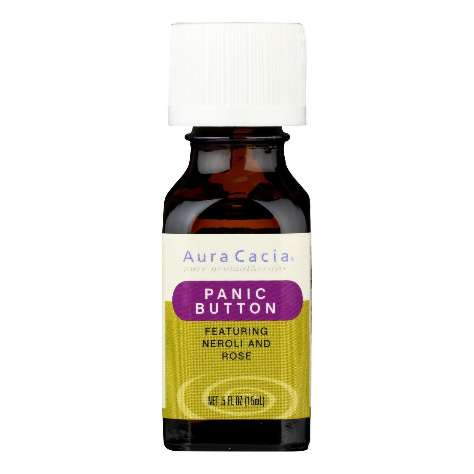 Aura Cacia - Essential Solutions Oil Panic Button - 0.5 Fl Oz