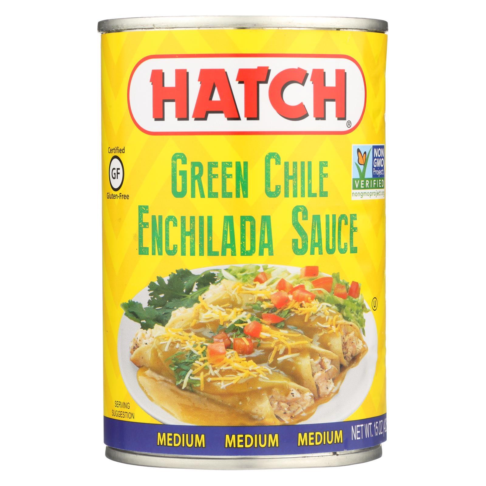 Hatch Chili Hatch Green Chile Enchilada Sauce - Enchilada Sauce - Case Of 12 - 15 Fl Oz.