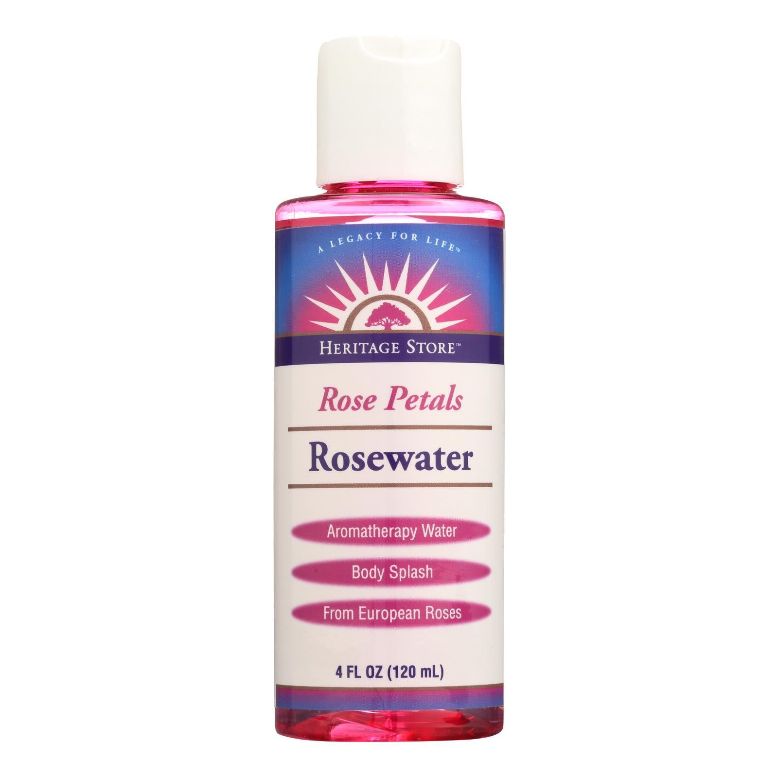 Heritage Products Rose Petals Rosewater - 4 Fl Oz