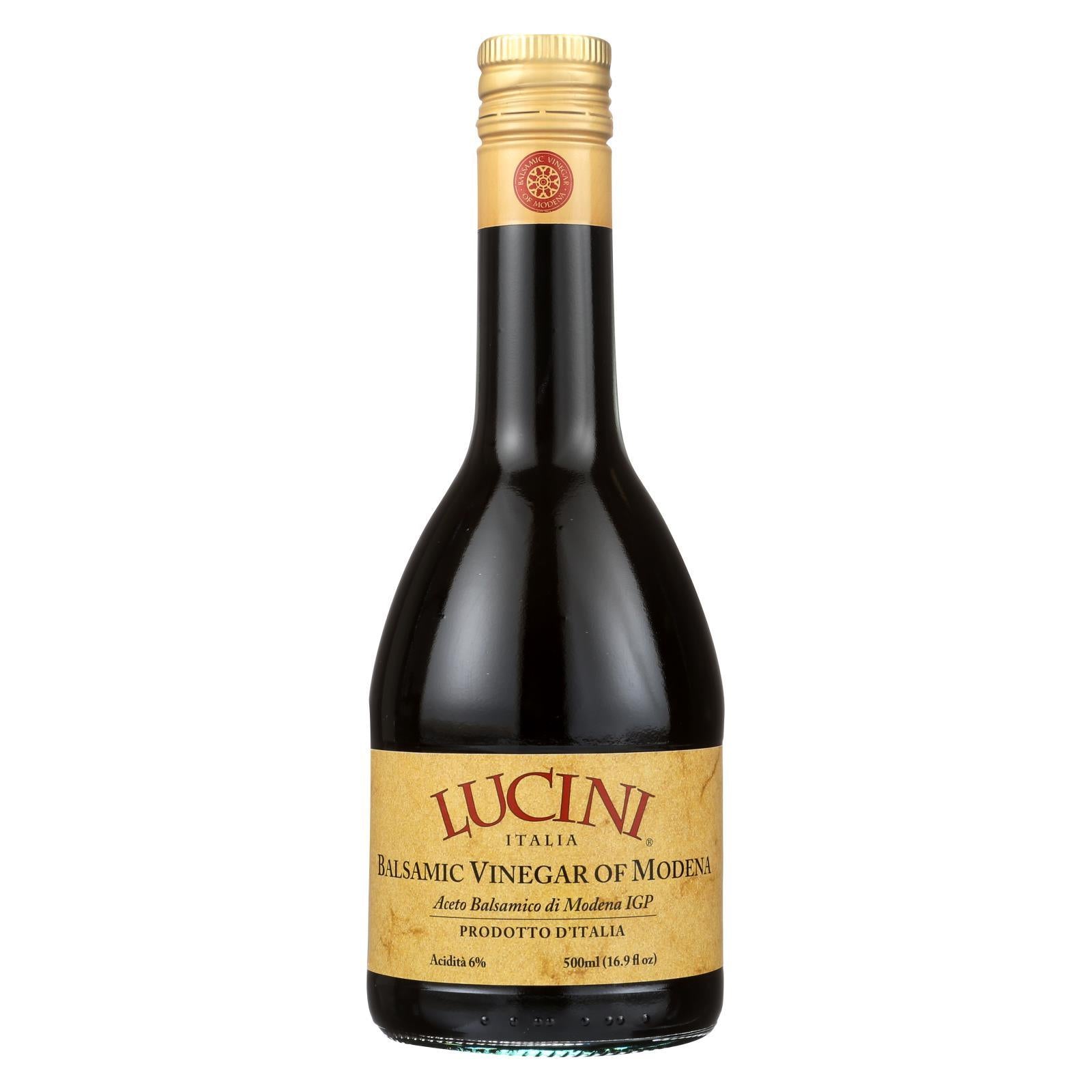 Lucini Italia Select Balsamic Vinegar Of Modena Igp - Case Of 6 - 16.9 Fl Oz.