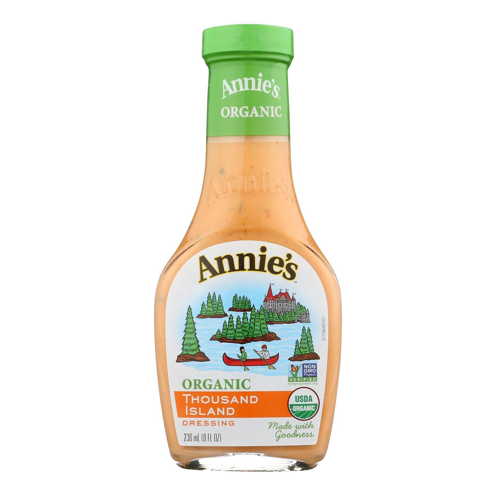 Annie's Naturals Organic Dressing Thousand Island - Case Of 6 - 8 Fl Oz.