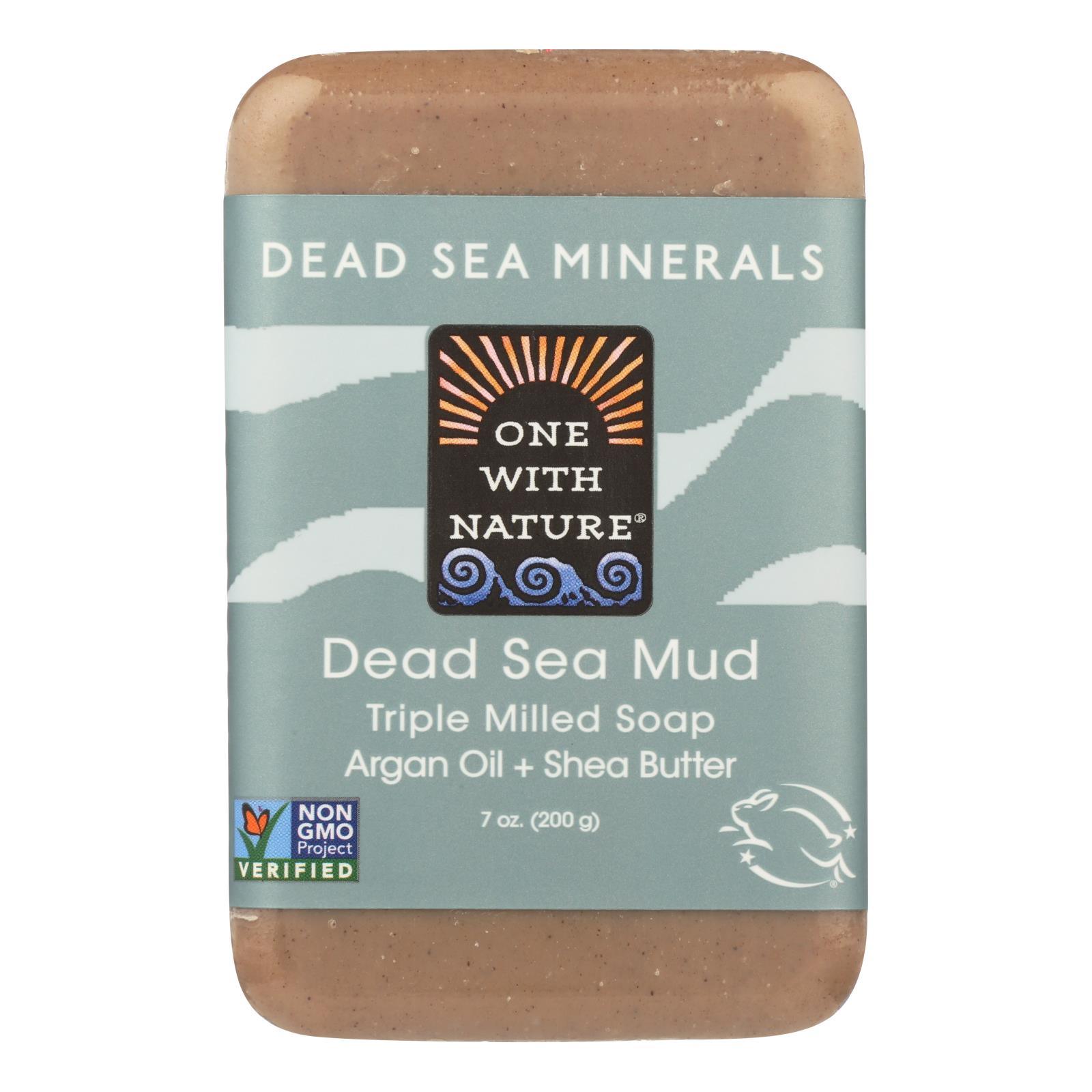 One With Nature Dead Sea Mineral Dead Sea Mud Soap - 7 Oz