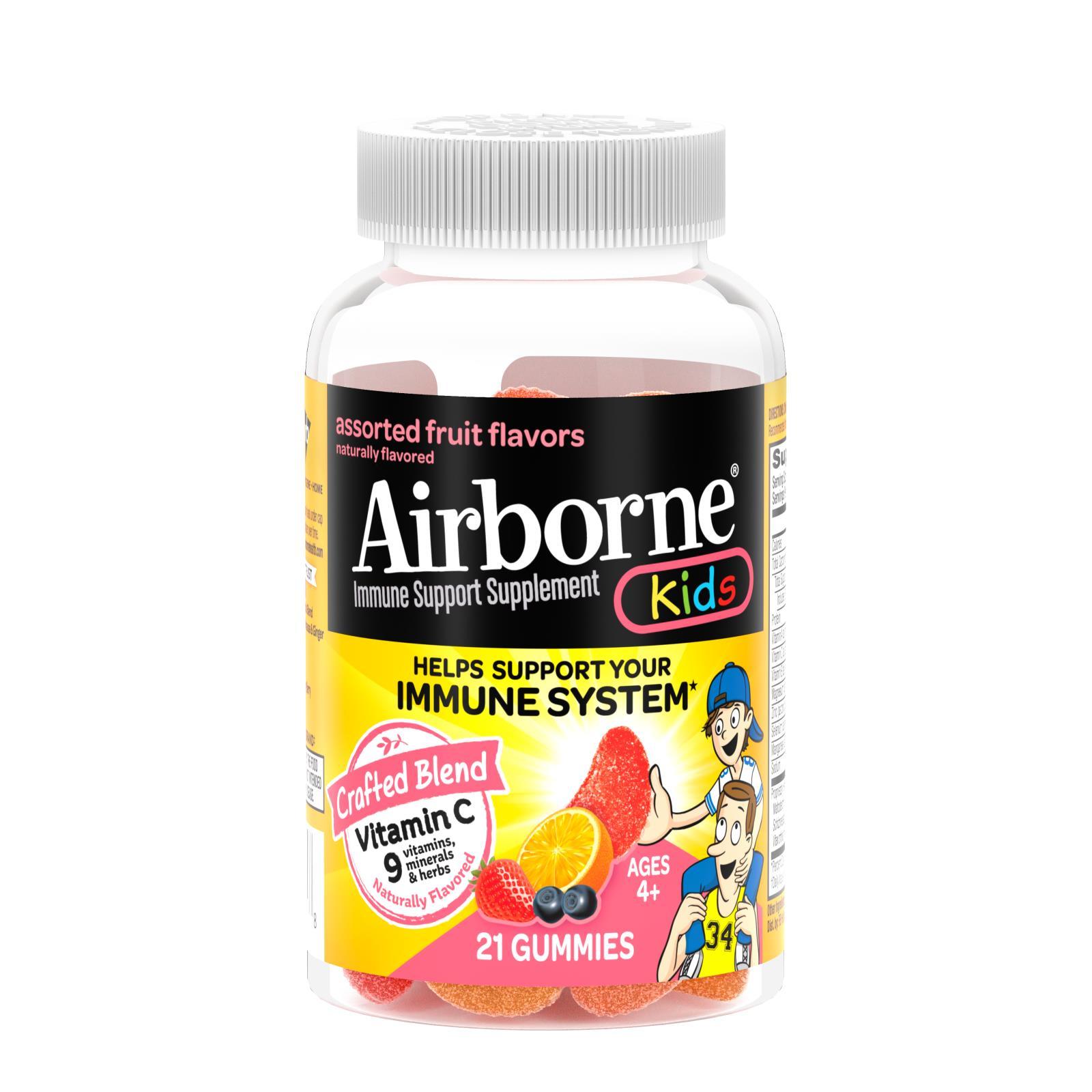 Airborne - Vitamin C Gummies For Kids - Fruit - 21 Count