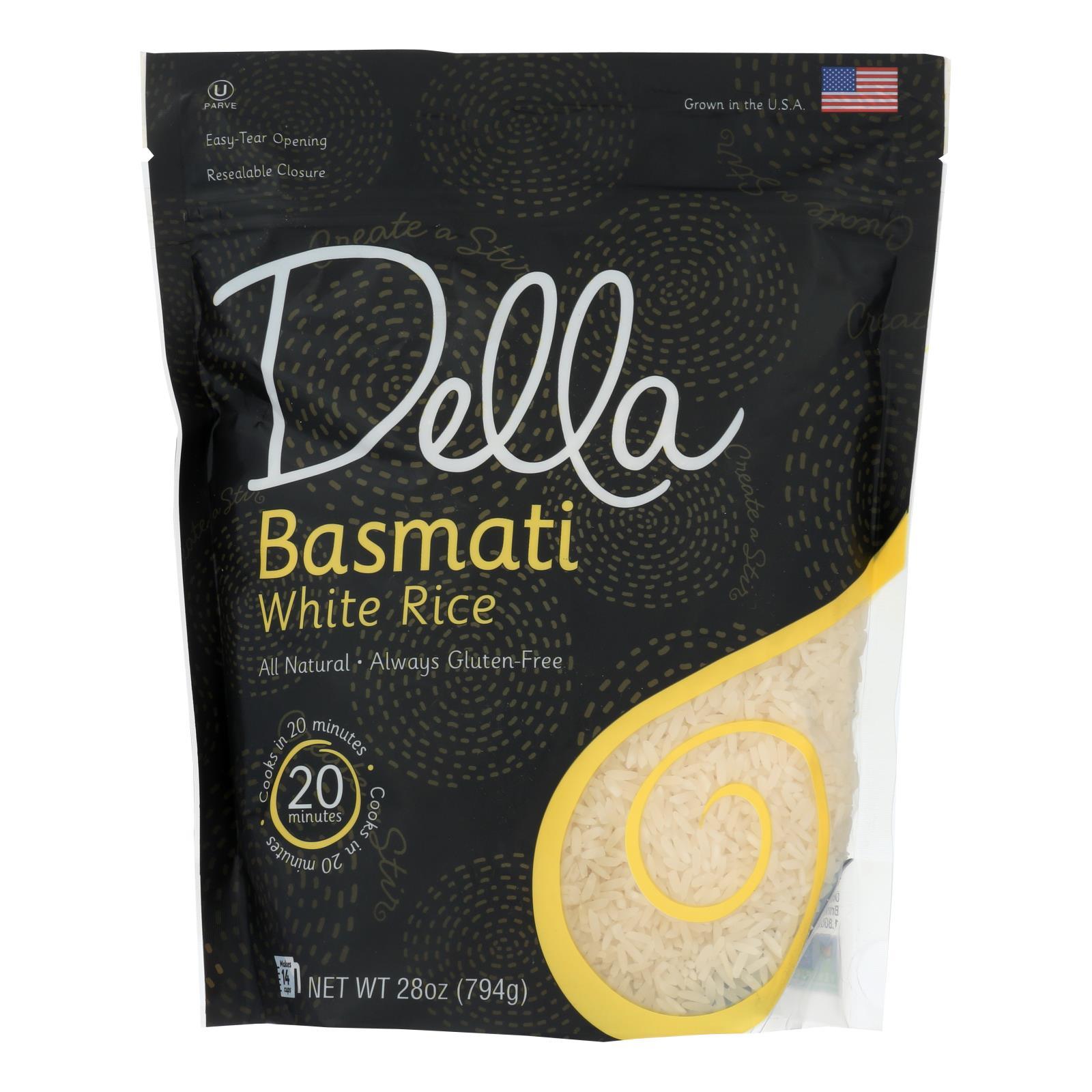 Della - Basmati White Rice - Case Of 6 - 28 Oz.