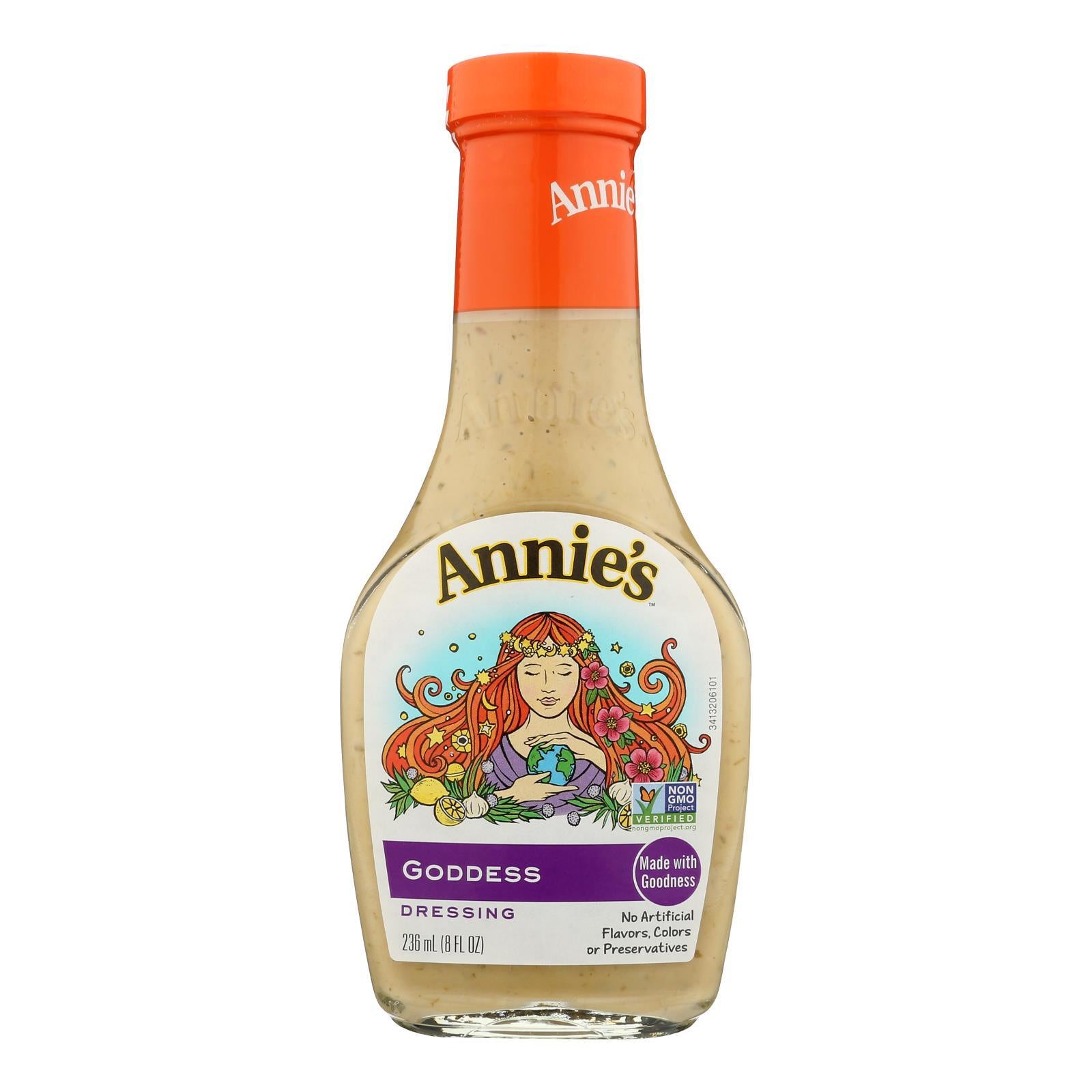 Annie's Naturals Dressing Goddess - Case Of 6 - 8 Fl Oz.