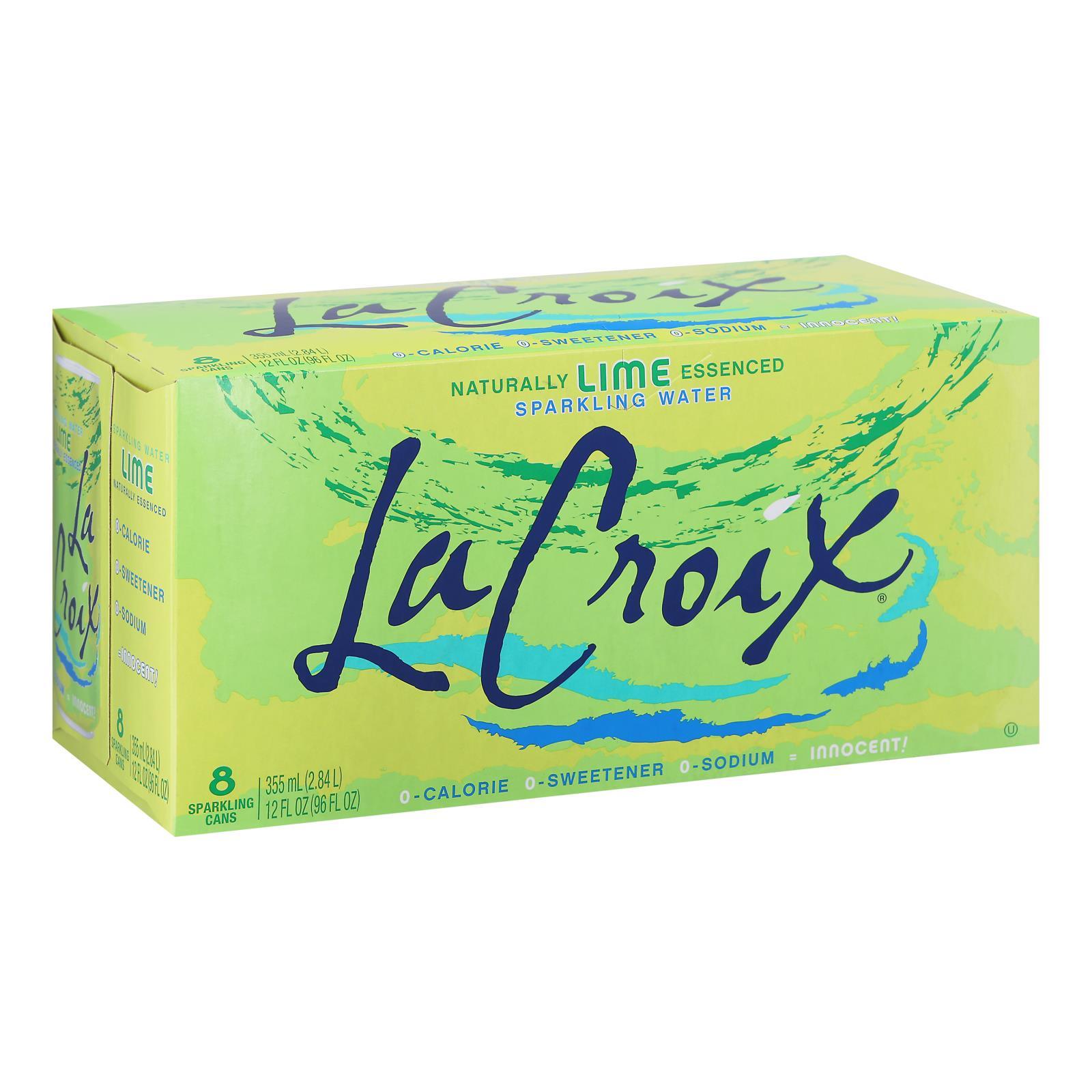 Lacroix Sparkling Water - Lime - Case Of 3 - 12 Fl Oz.