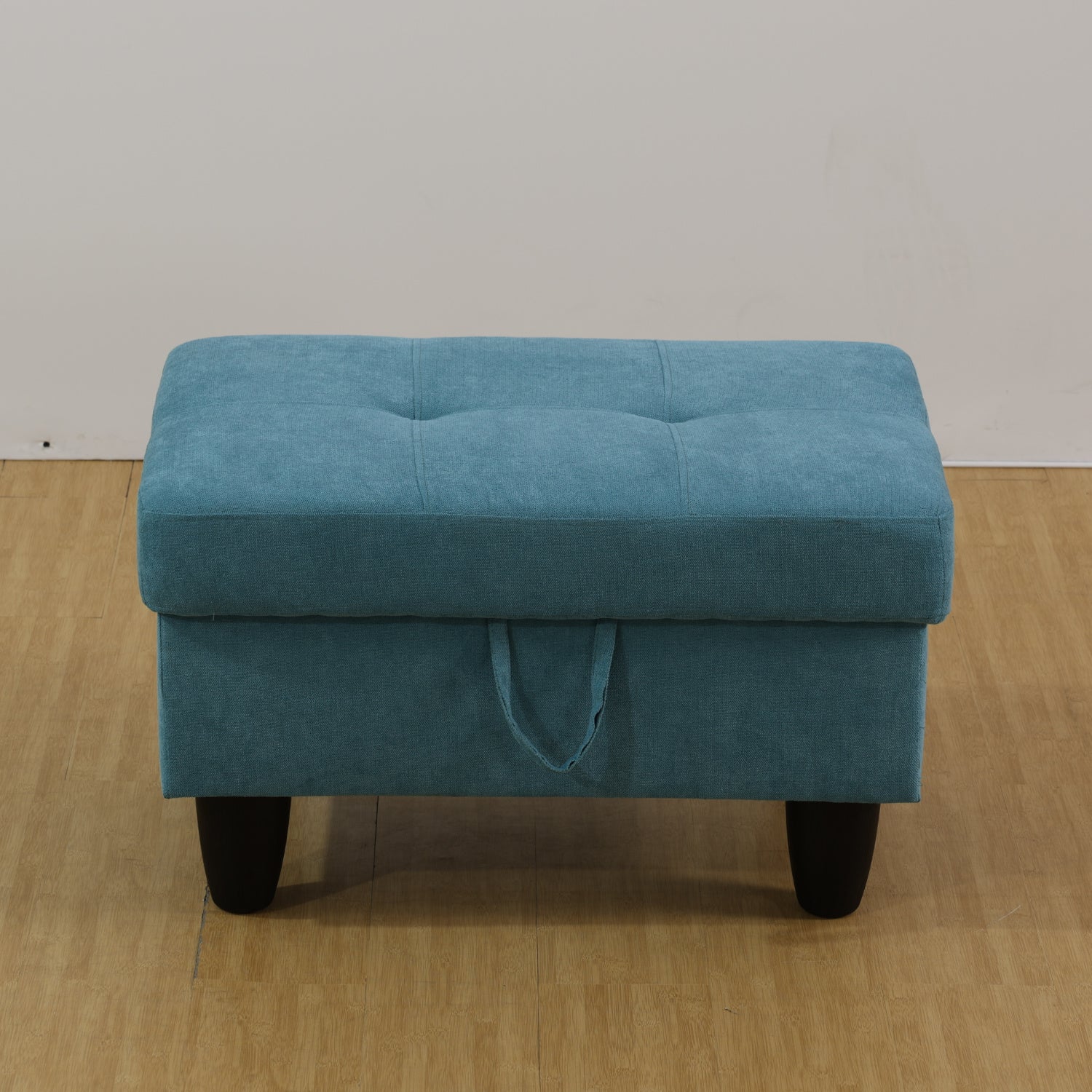 Green Flannel Living Room Sofa Ottoman