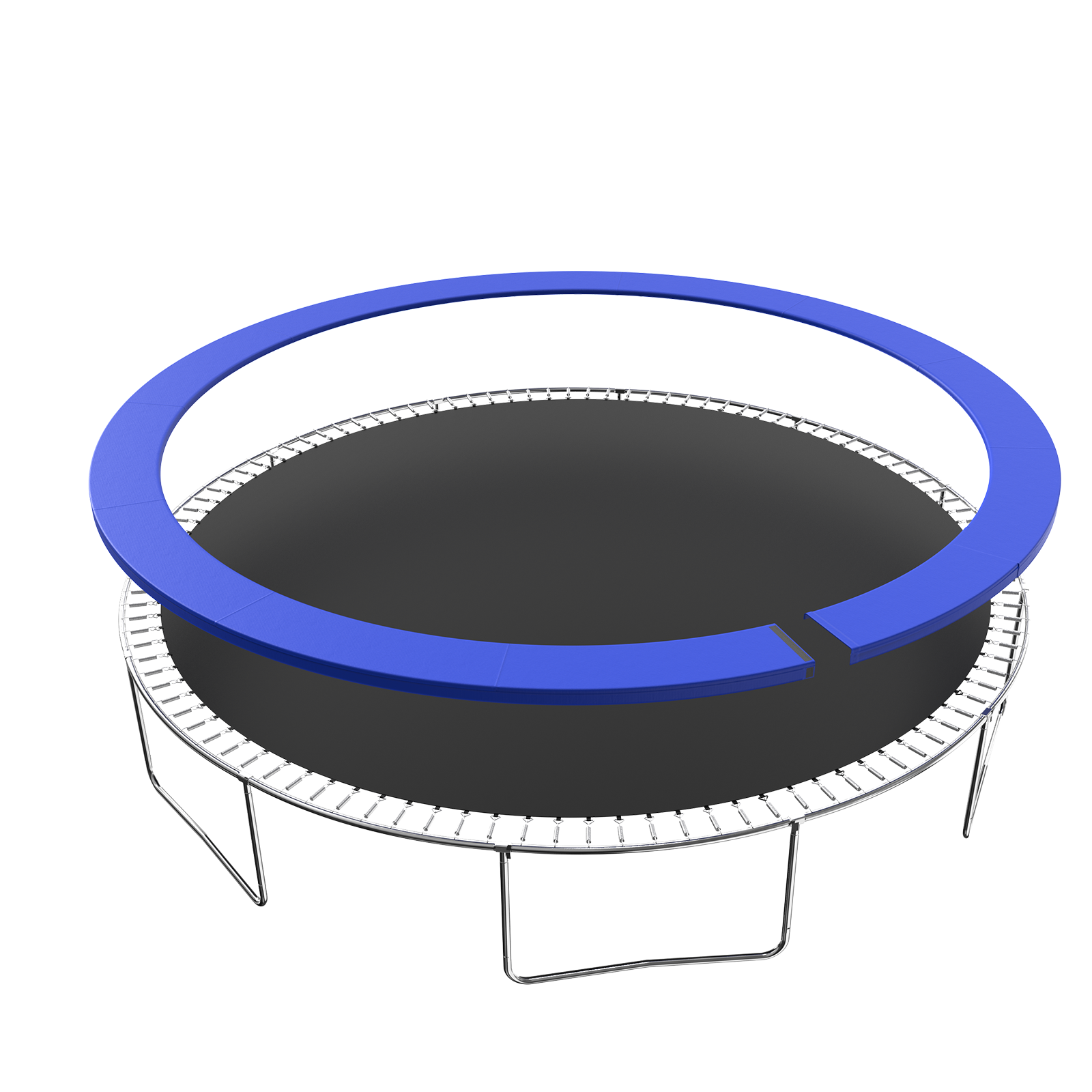 Trampoline Replacement Pad, 15FT Trampoline Spring Cover, No Holes for Poles, Water-Resistant Universal Round Trampoline Replacement Pad, 15FT Trampol