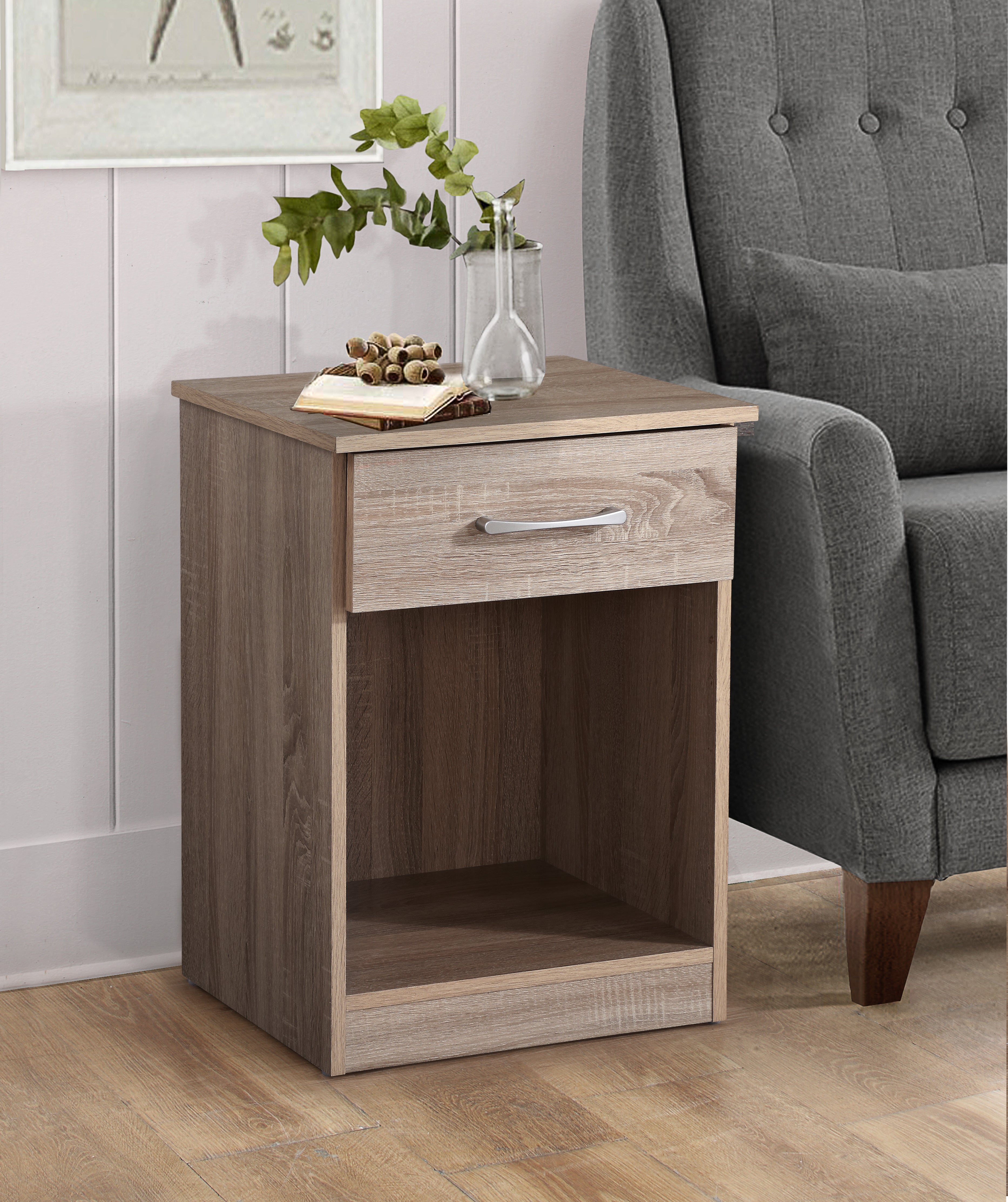 Glory Furniture Lindsey G0042-N RTA Nightstand , brown