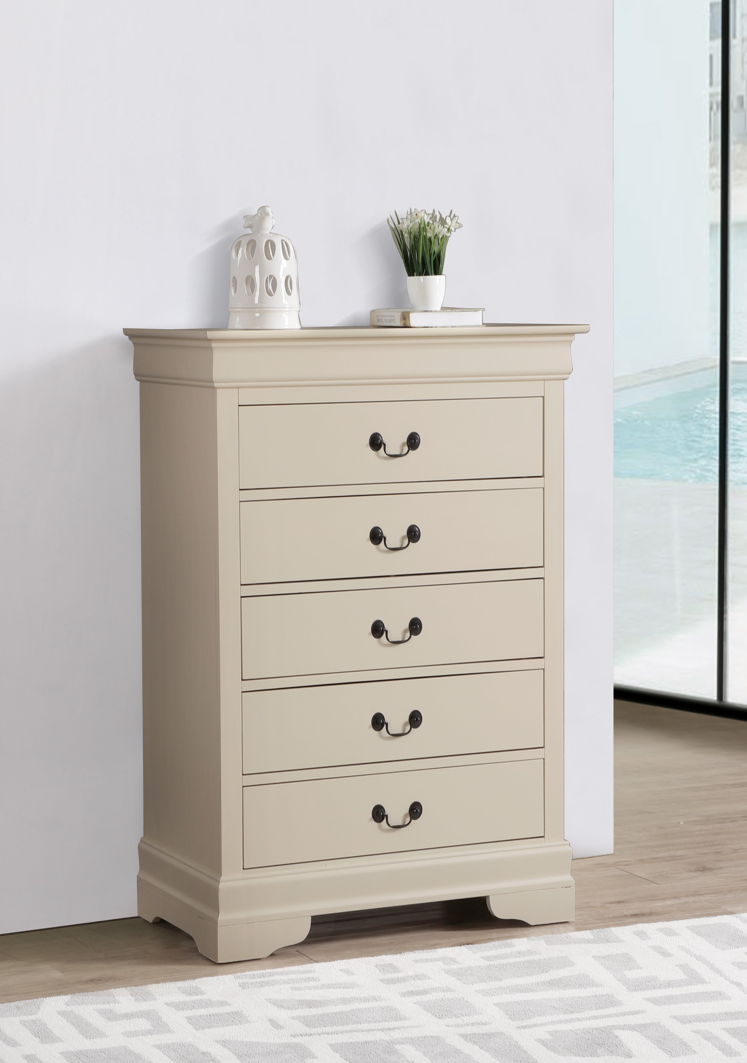 Glory Furniture Louis Phillipe G3175-CH Chest , Beige