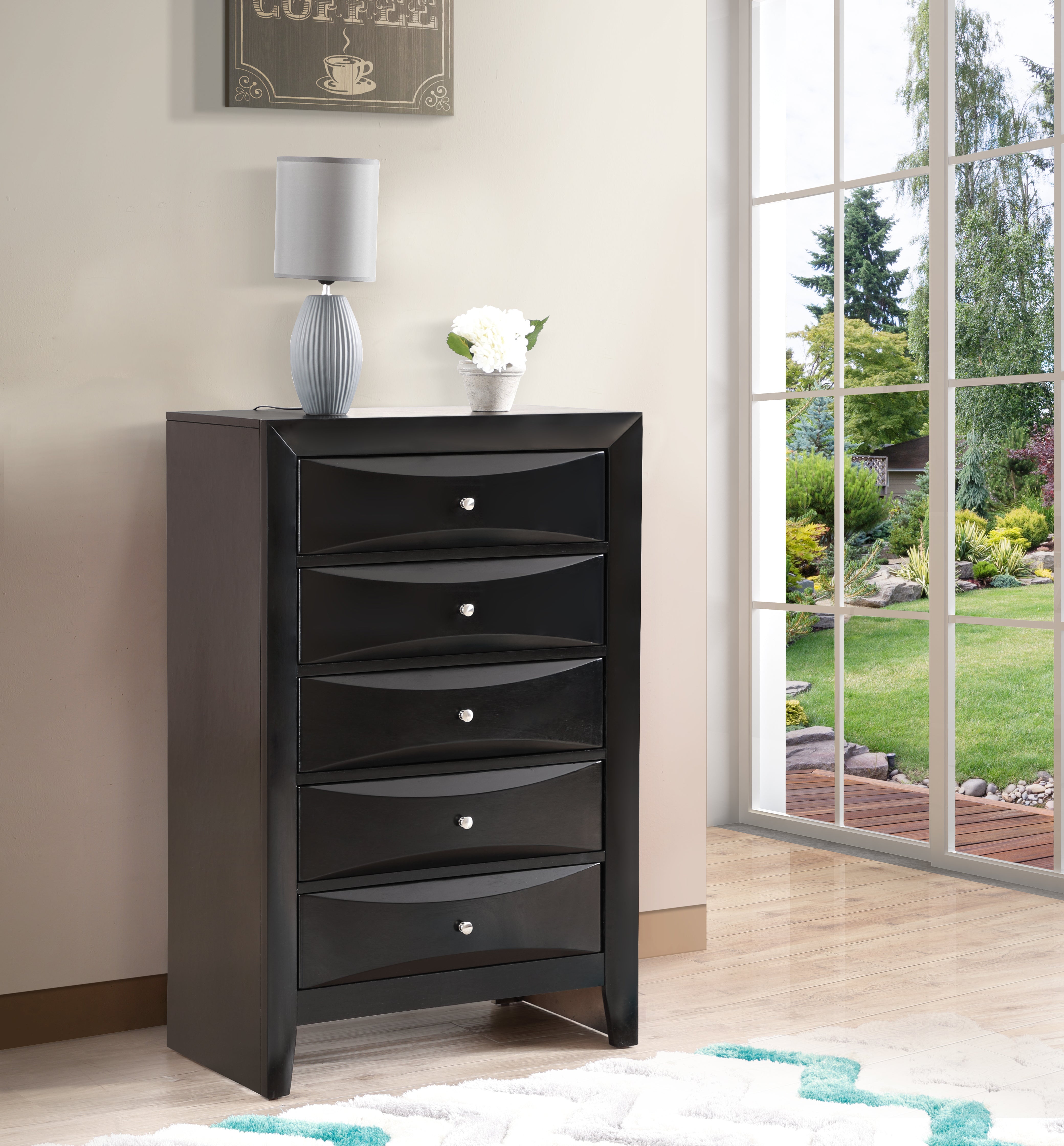 Glory Furniture Marilla G1500-CH Chest , Black