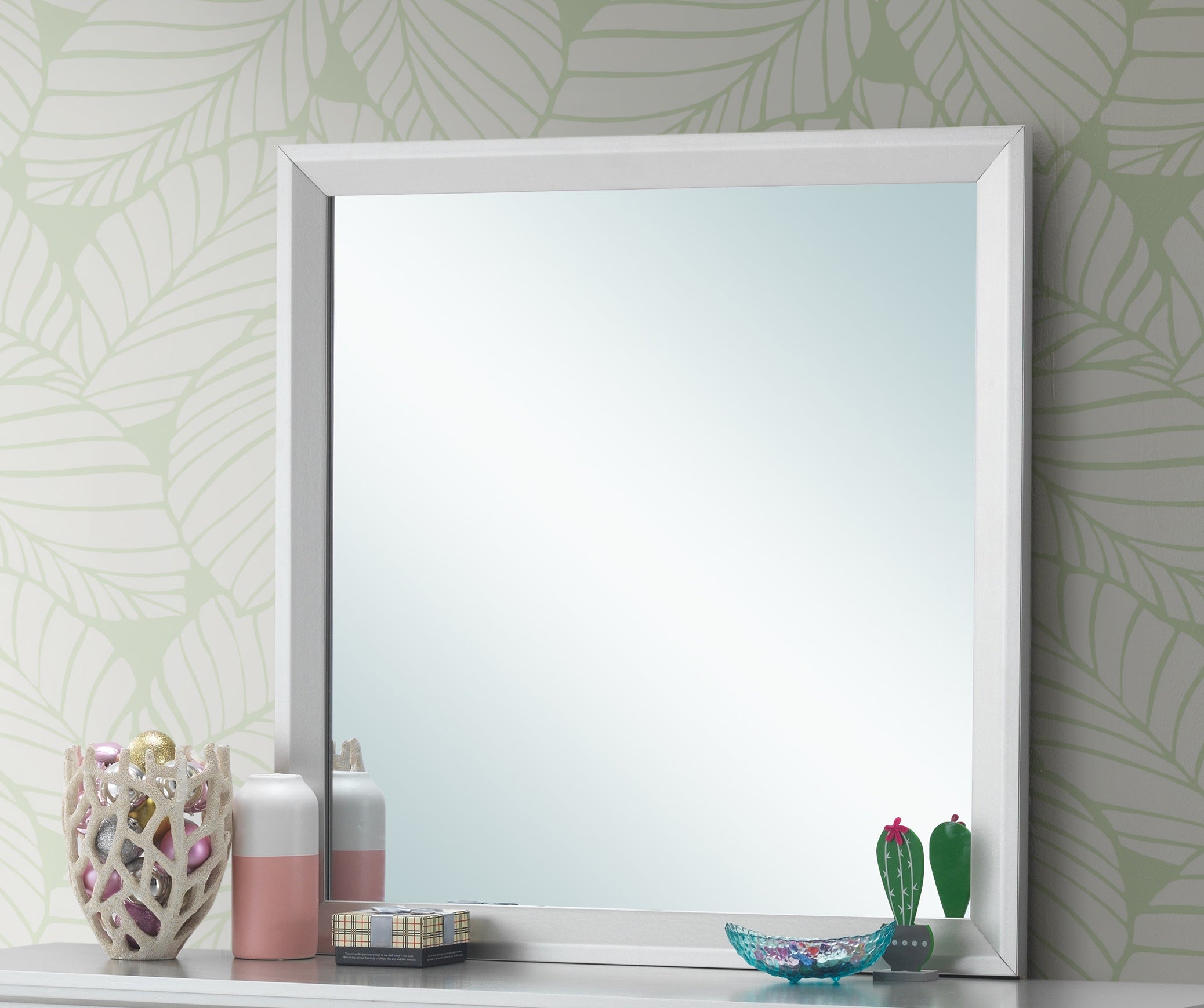 Glory Furniture Primo G1333-M Mirror , Silver Champagne