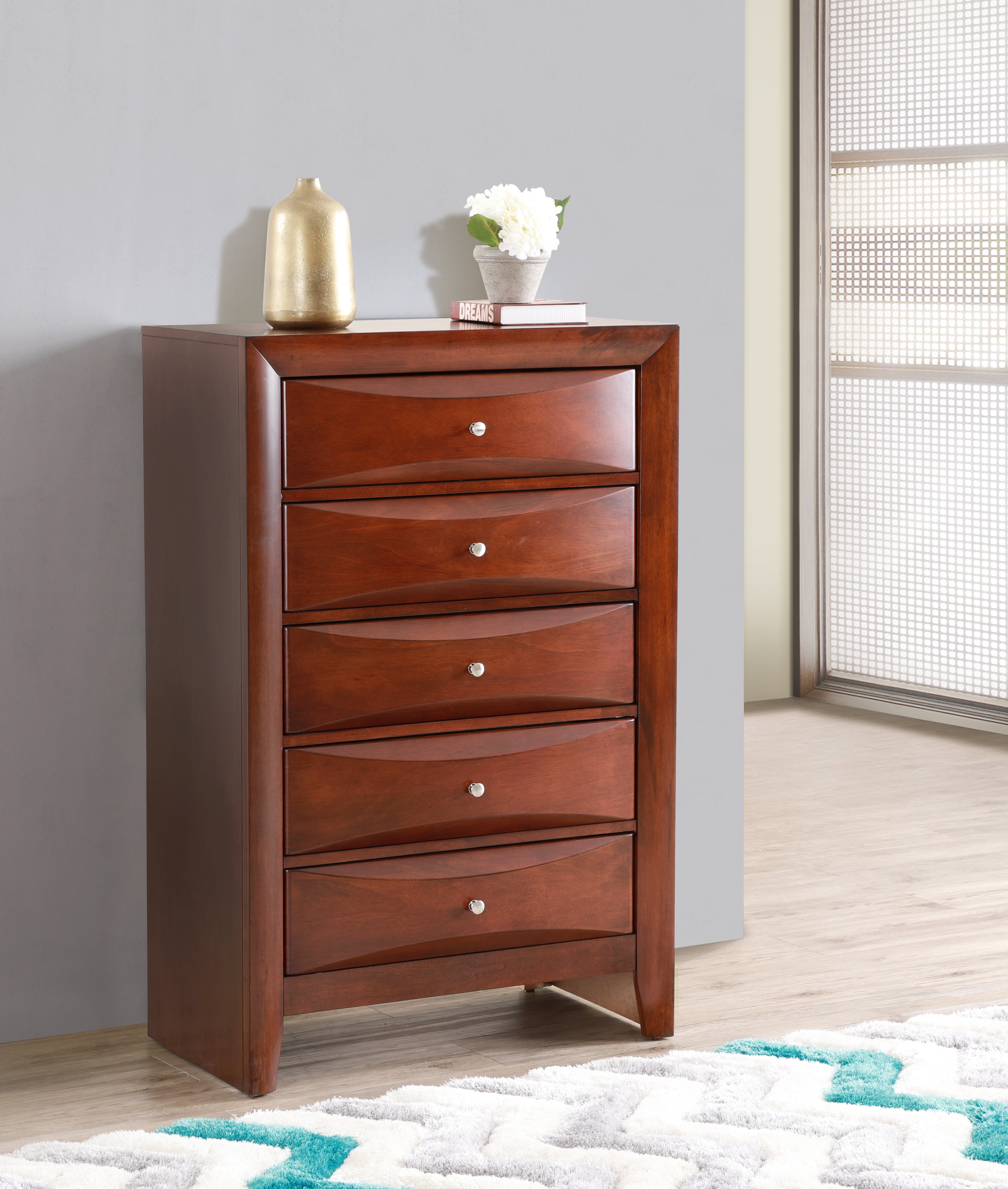 Glory Furniture Marilla G1550-CH Chest , Cherry