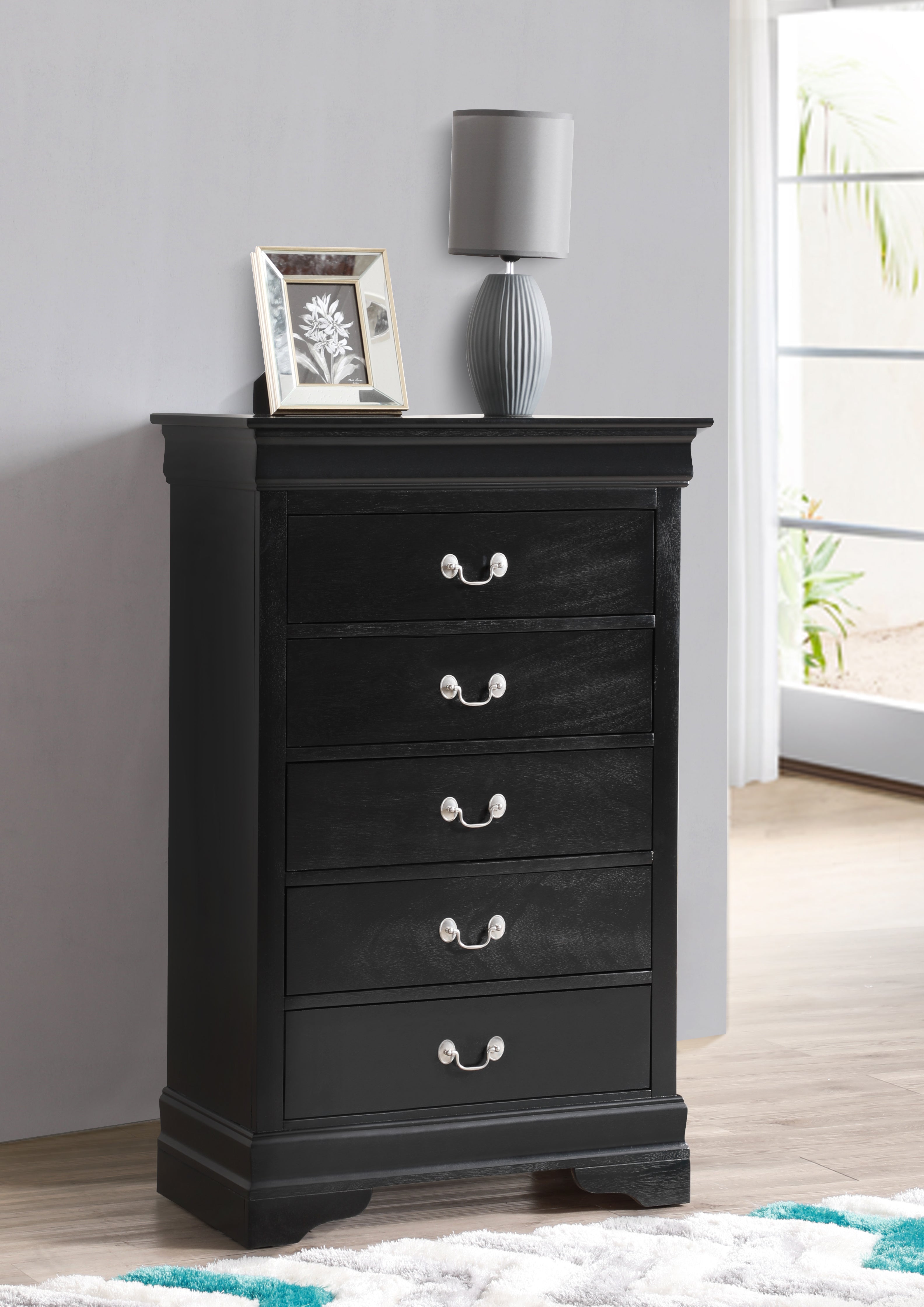 Glory Furniture LouisPhillipe G02150-CH Chest , Black