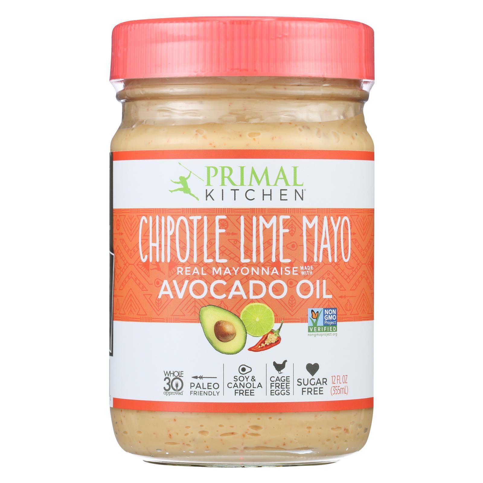 Primal Kitchen Chipotle Lime Mayo - Avocado Oil - Case Of 6 - 12 Oz.