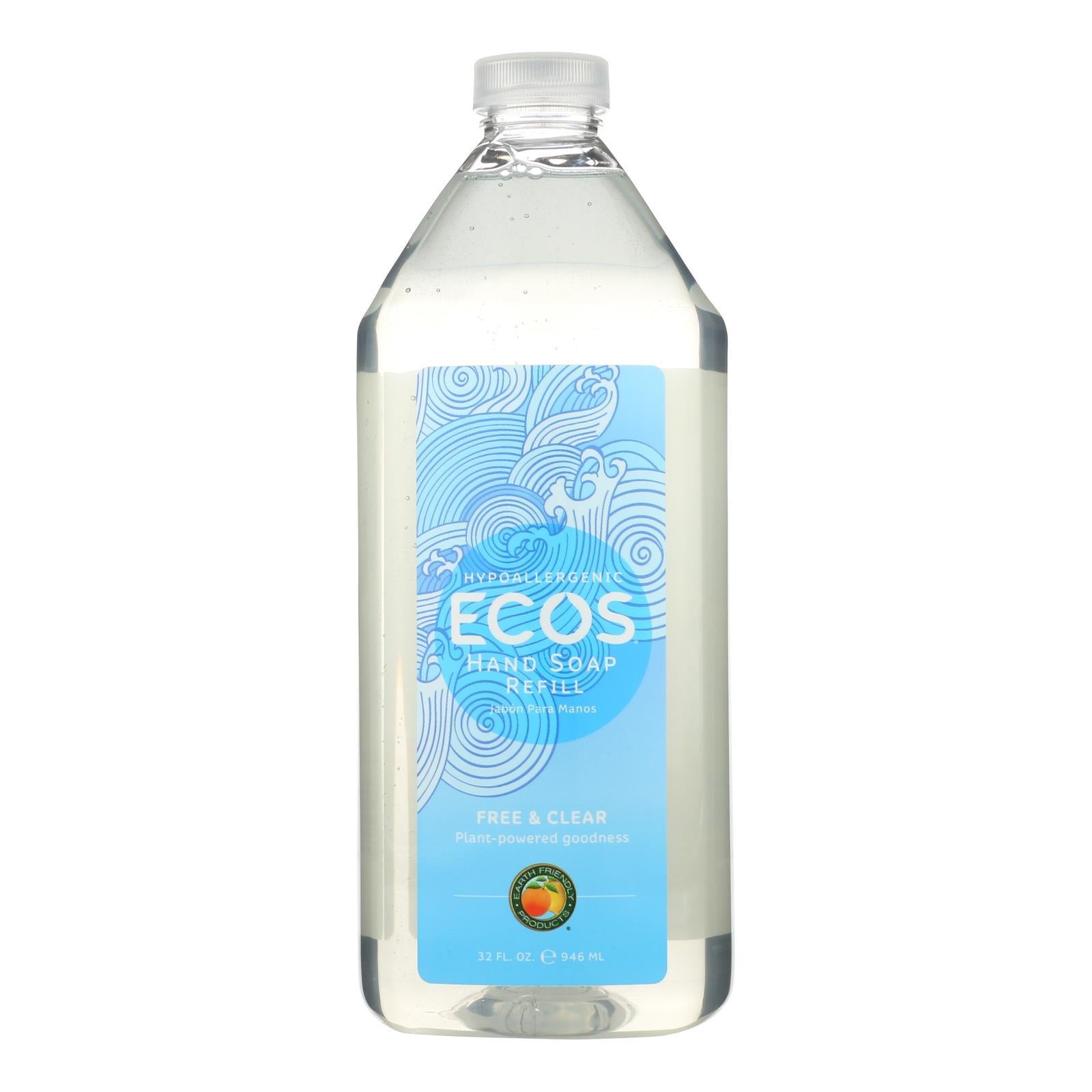 Ecos Hand Soap - Free And Clear - Case Of 6 - 32 Fl Oz.