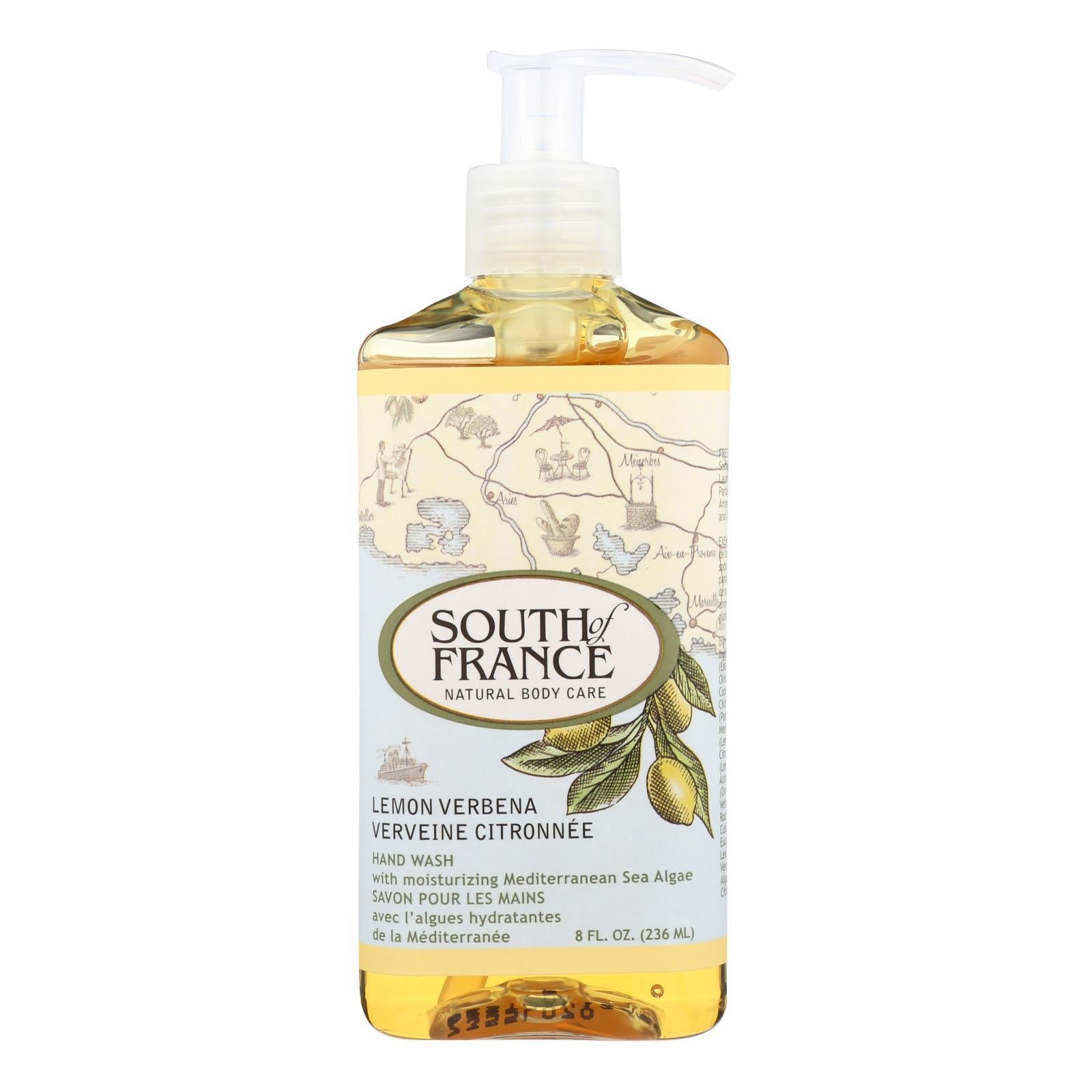 South Of France Hand Wash - Lemon Verbena - 8 Oz - 1 Each