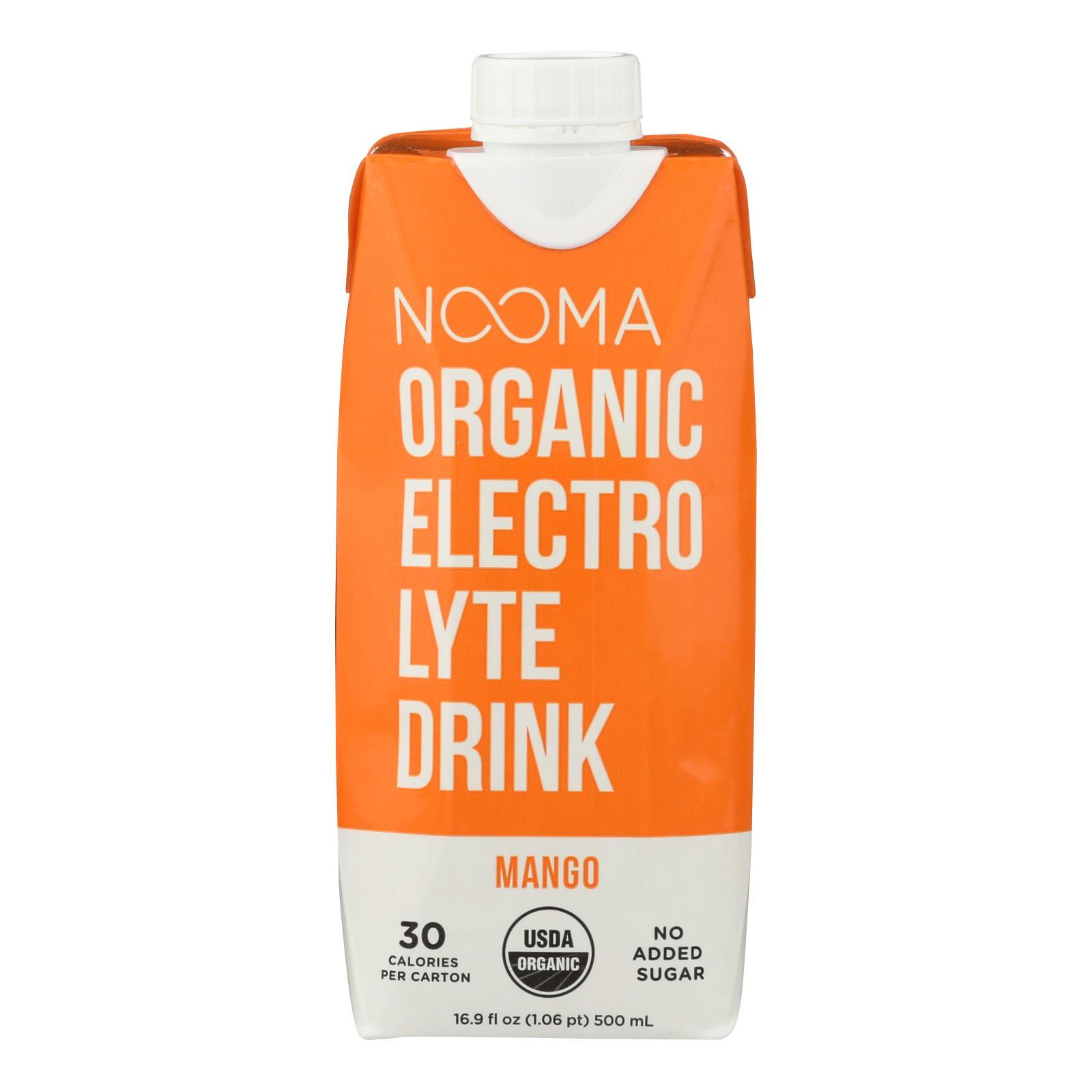 Nooma Electrolite Drink - Organic - Mango - Case Of 12 - 16.9 Fl Oz