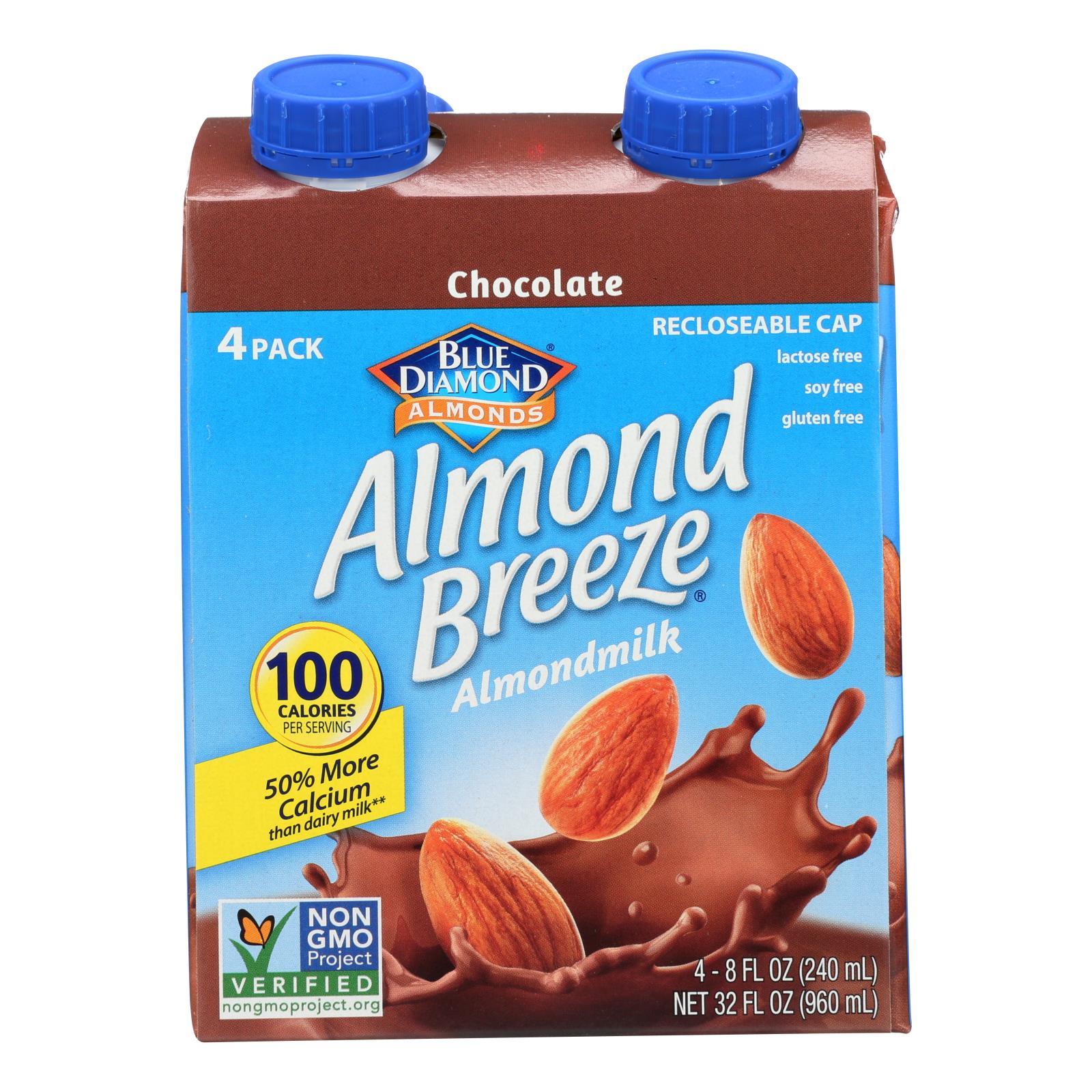 Almond Breeze - Almond Milk - Chocolate - Case Of 6 - 4/8 Oz.