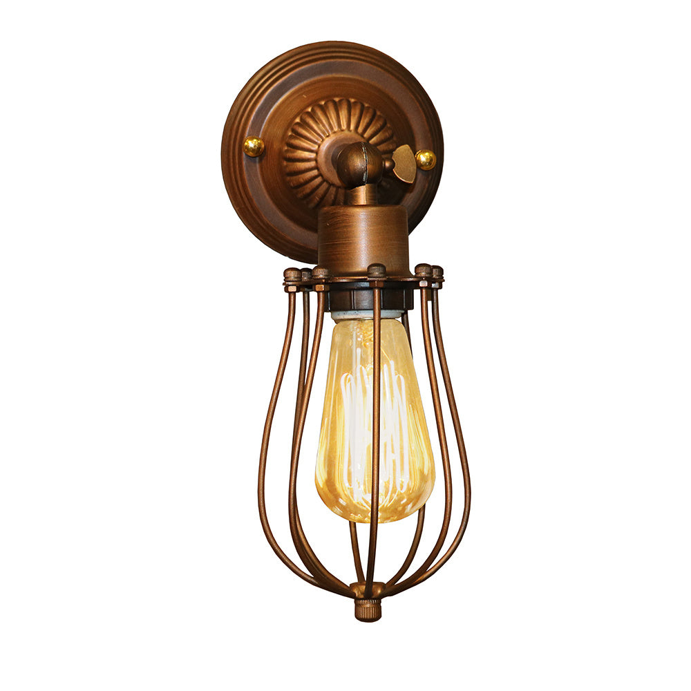 Frances 1-light Antique 5-inch Edison Wall Lamp with Bulb