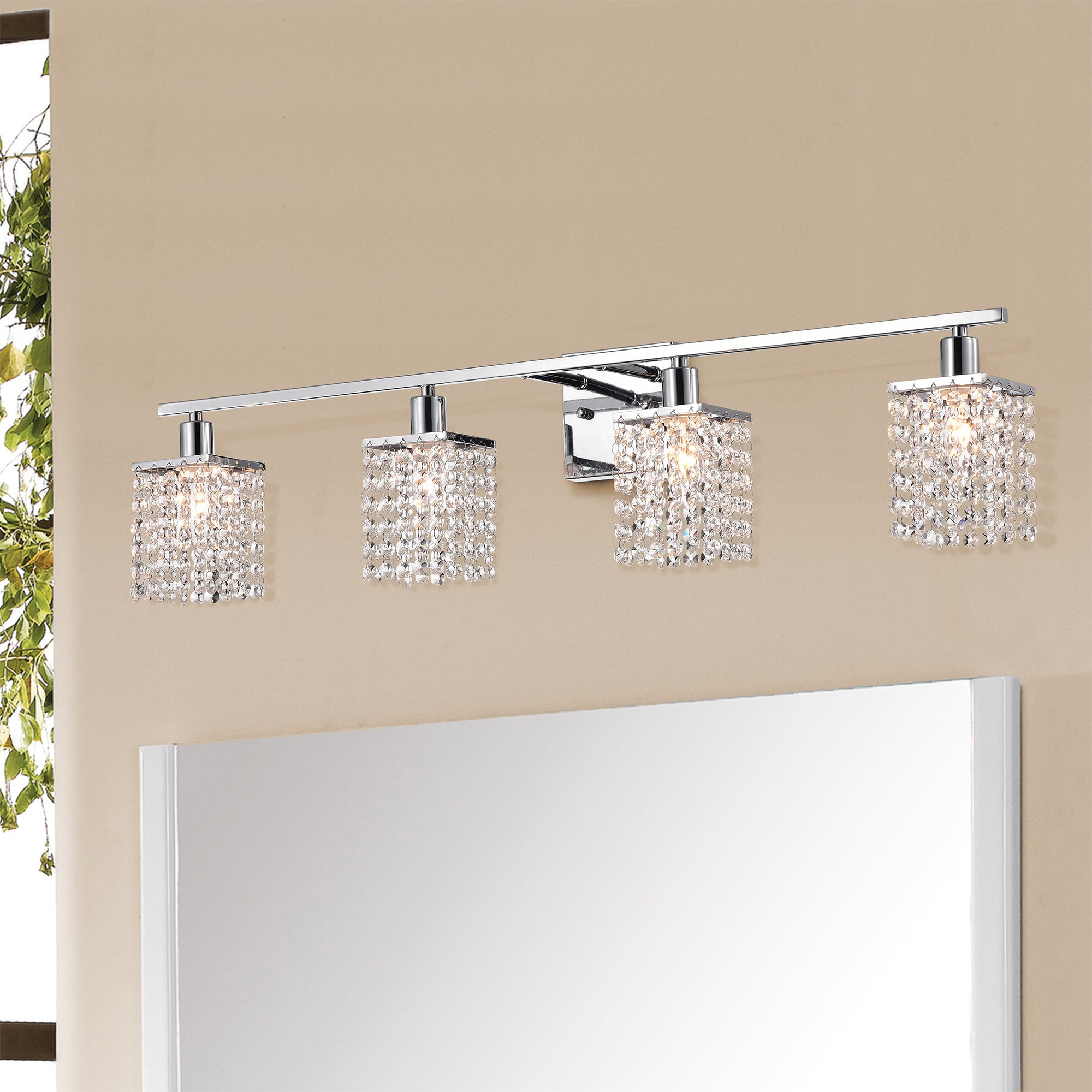 Frindin Chrome 4-light Wall Sconce