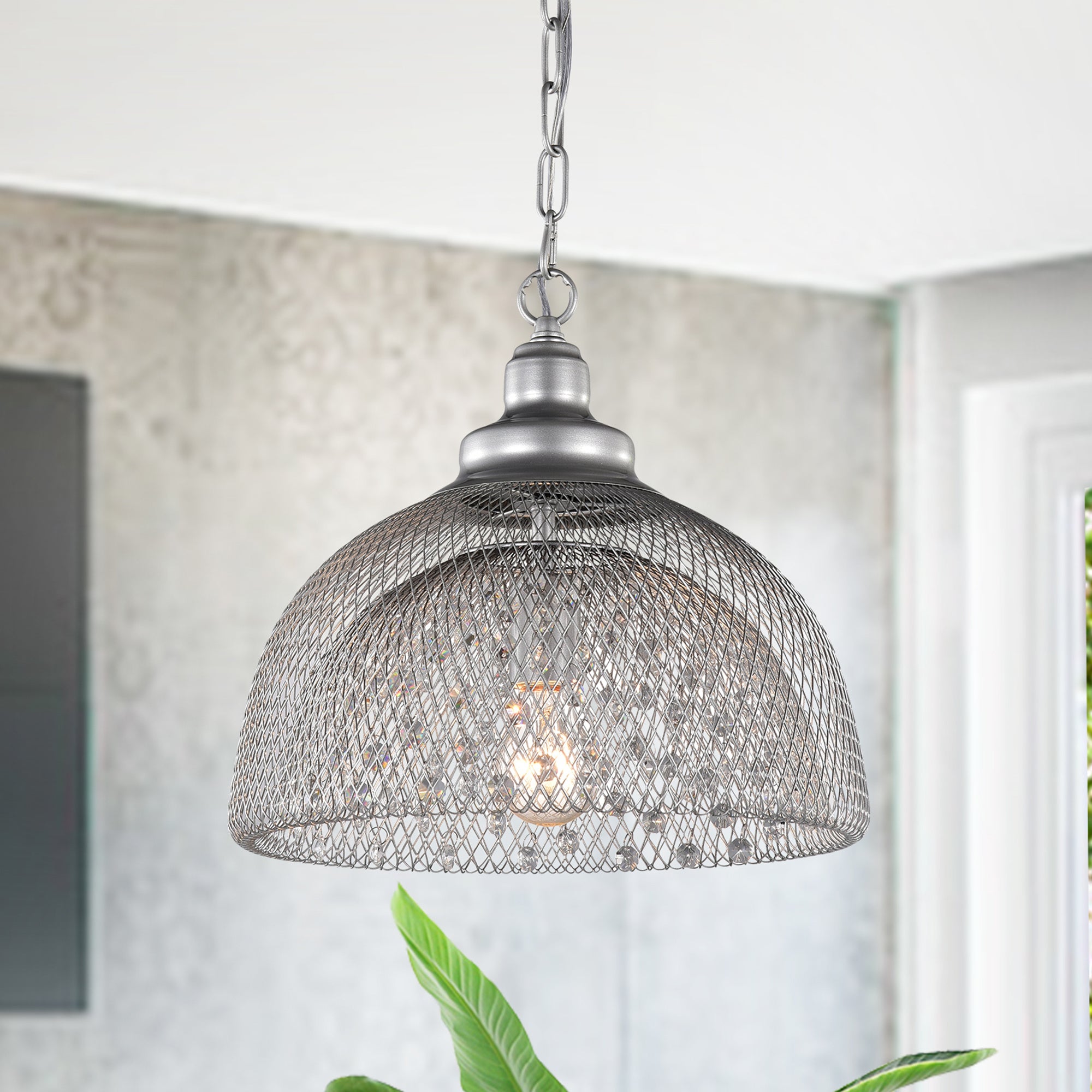 Salina Silver 1-light Pendant