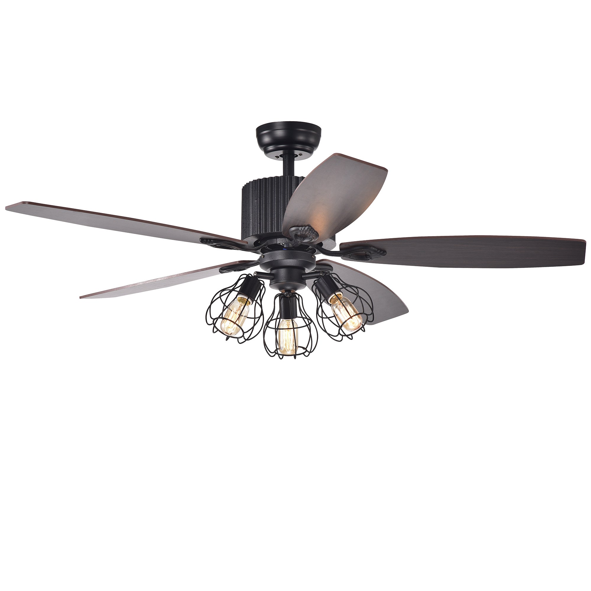 Cornelius Forged Black 3-Light 52-Inch Lighted Ceiling Fan