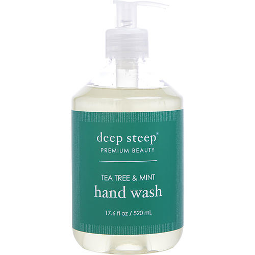 DEEP STEEP by Deep Steep TEA TREE & MINT HAND WASH 17.6 OZ