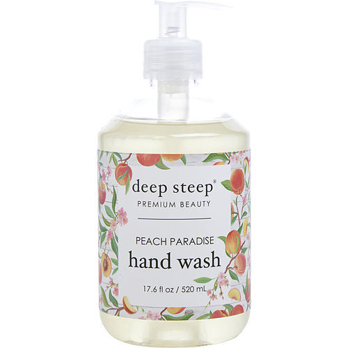 DEEP STEEP by Deep Steep PEACH PARADISE HAND WASH 17.6 OZ
