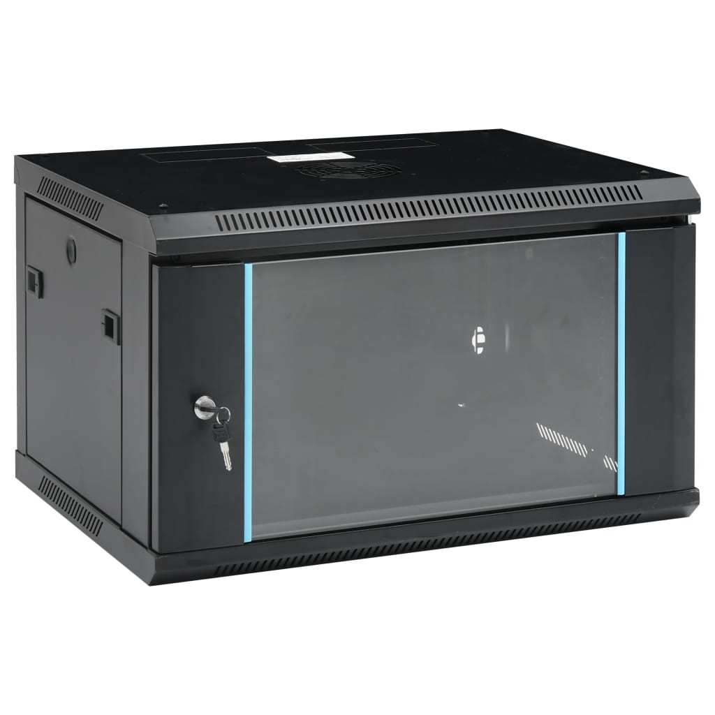 6U Wall Mounted Network Cabinet 19" IP20 23.6"x17.7"x14.8"