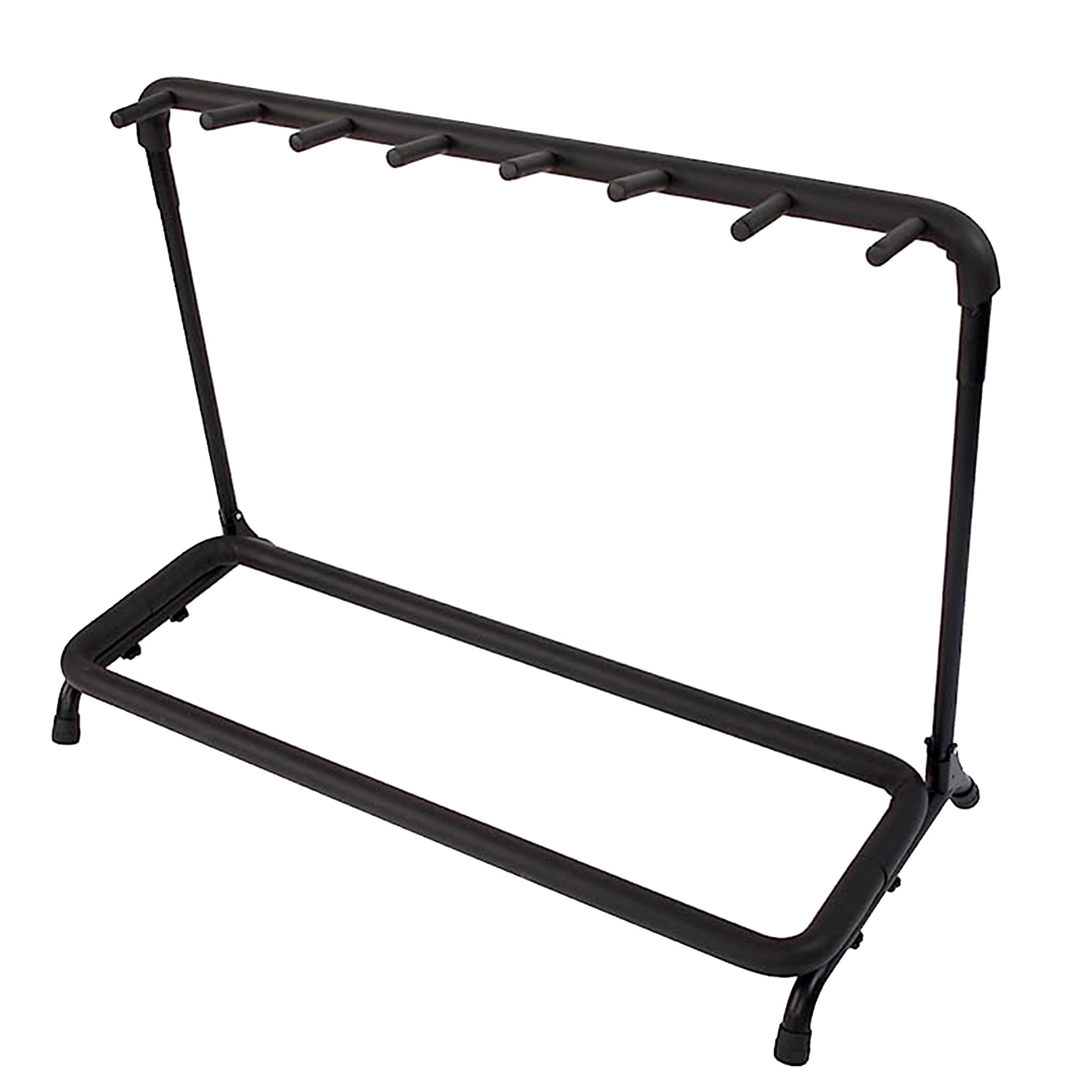 5 core 7 Holder Multi Guitar Stand Rack, Folding Universal Display Rack, Portable Black Holds Up to 7 Guitars W No slip Rubber Padding for Classical Acoustic, Electric, Bass, Banjo, Violin-GRack 7N1