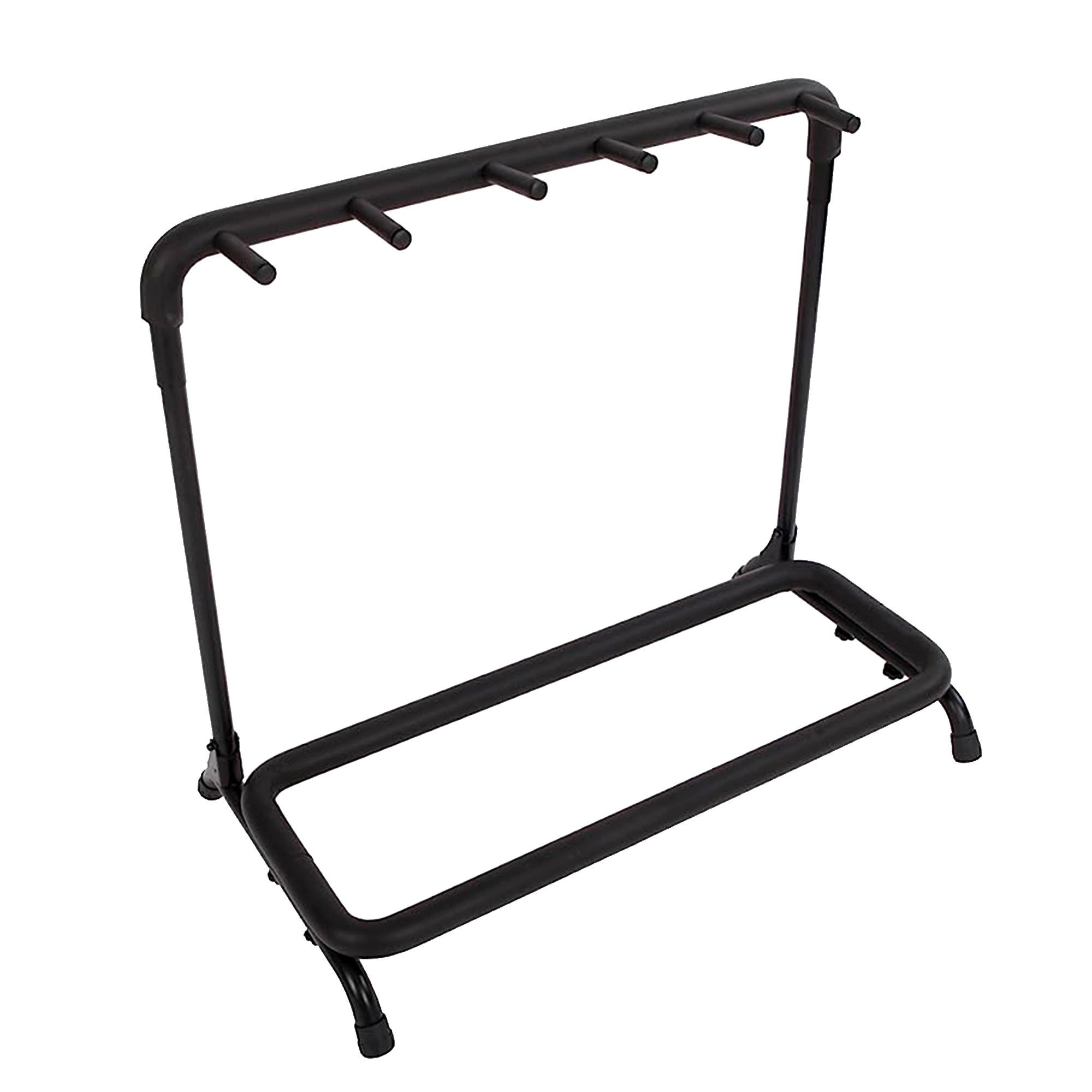 5 core 5 Holder Multi Guitar Stand Rack, Folding Universal Display Rack, Portable Black Holds Up to 5 Guitars W No slip Rubber Padding for Classical Acoustic, Electric, Bass, Banjo, Violin - GRack 5N1