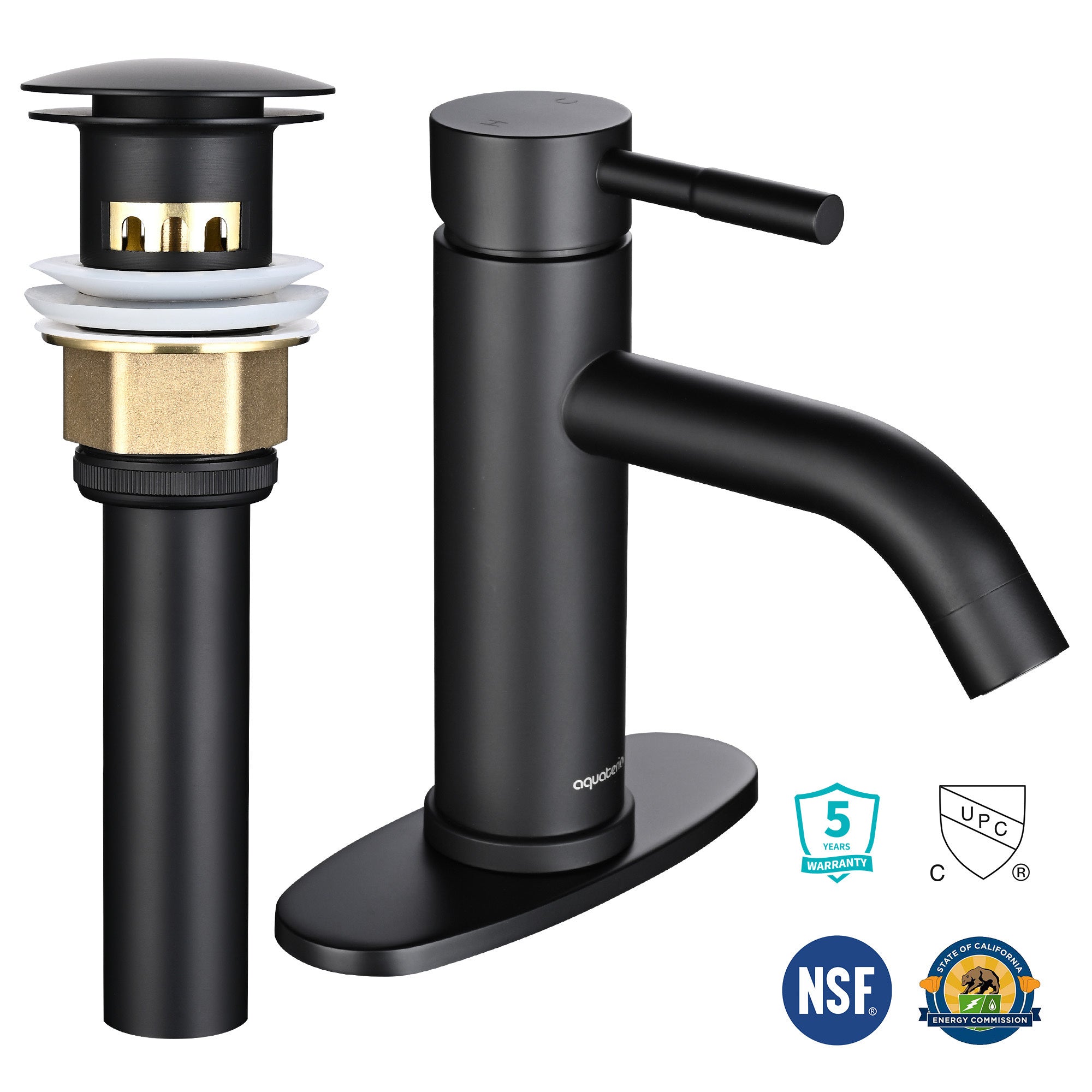 MB short faucet w/ drain