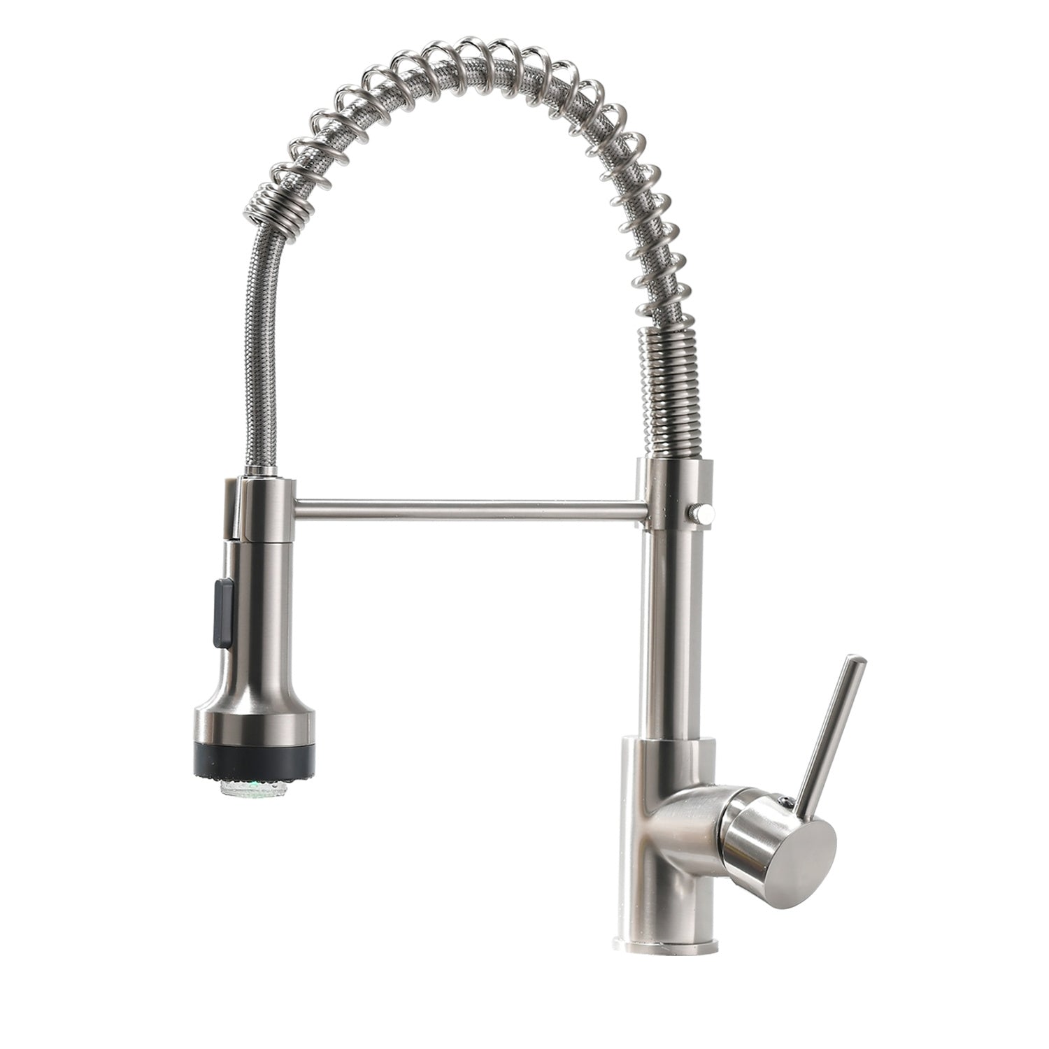 New Single Handle Pull-Down Sprayer LED Kitchen Faucet