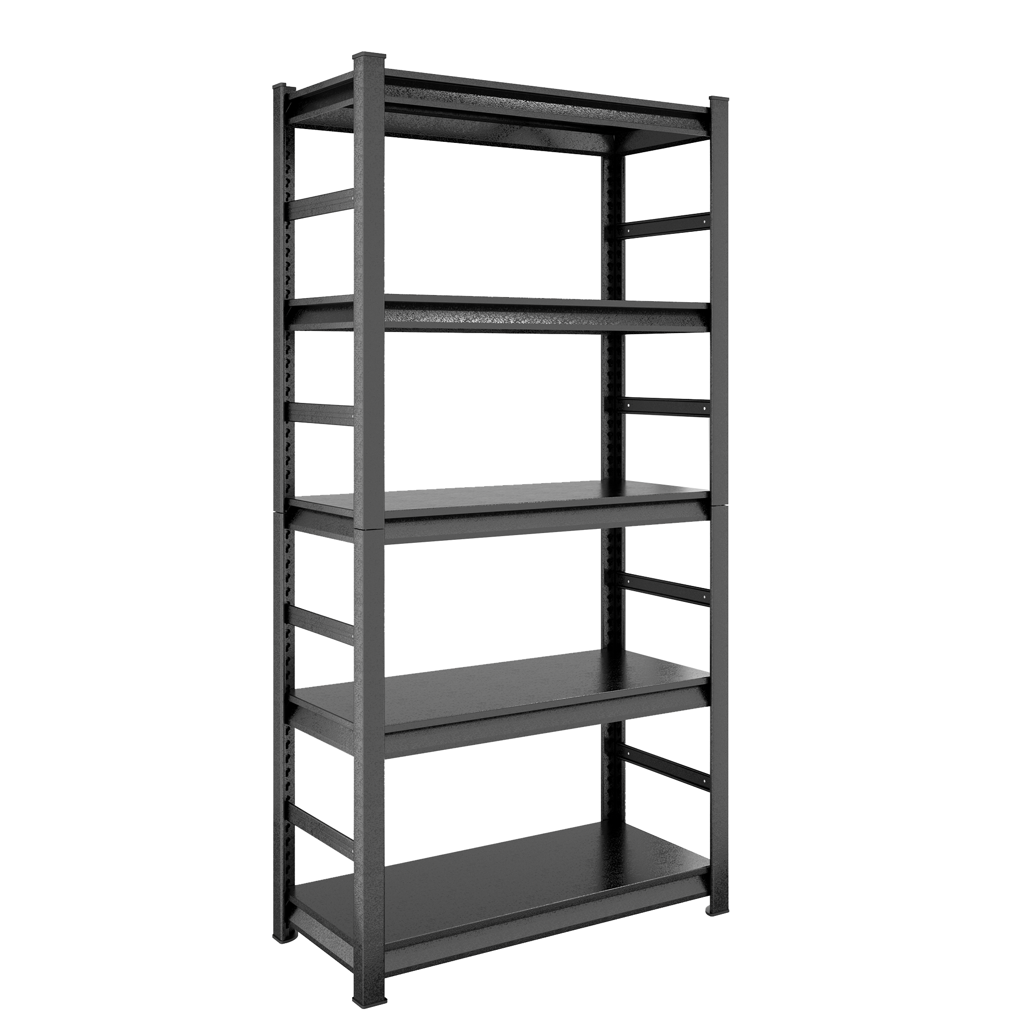 Storage Shelves 5 Tier Heavy Duty Metal Shelving Unit Adjustable Shelving Units and Storage Rack Kitchen Garage Shelf H72 * W35.4 * D15.7