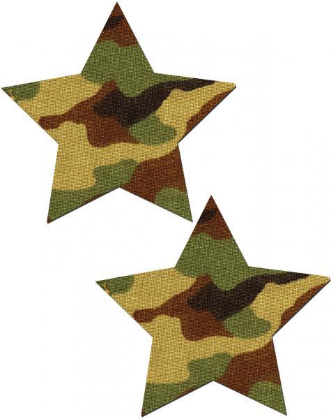 Pastease Camo Star Pasties O/S