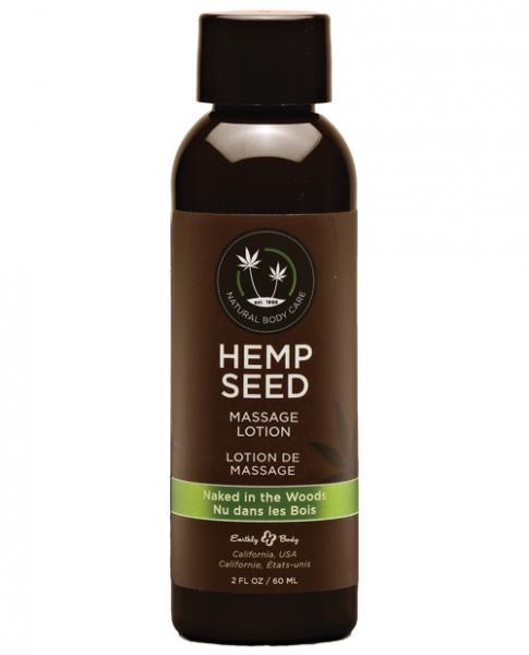 Earthly Body Hemp Seed Massage Lotion Naked In The Woods 2oz