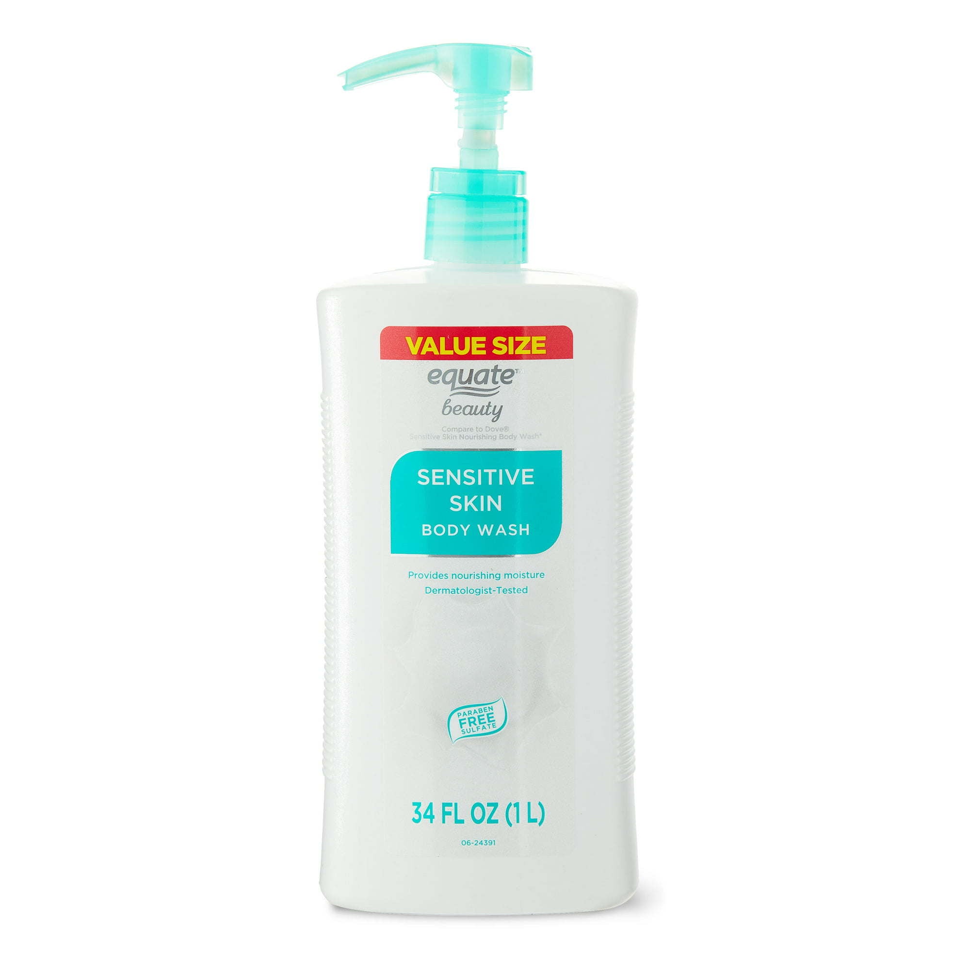 Equate Beauty Sensitive Skin Body Wash, 34 fl oz