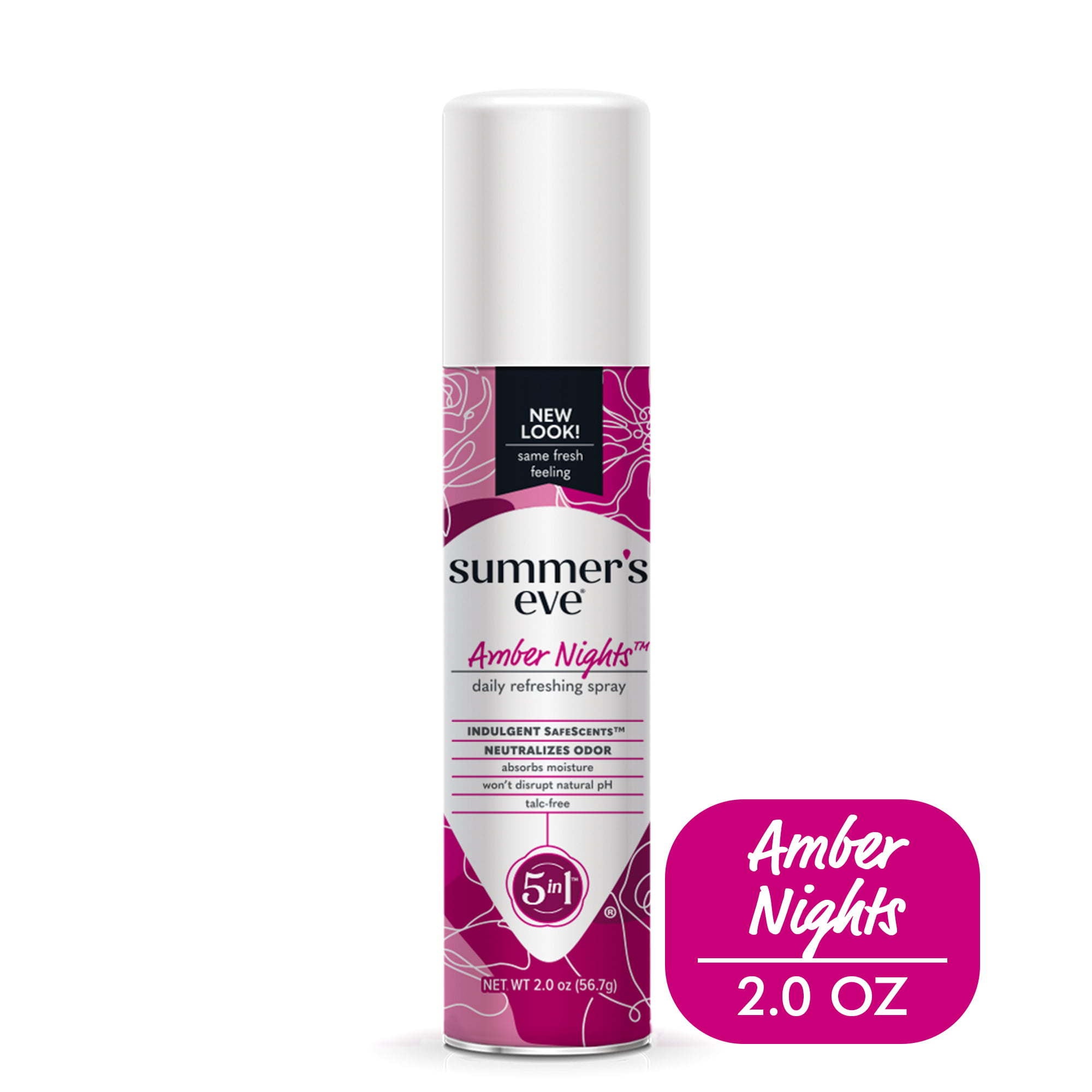 Summer's Eve Amber Nights Daily Refreshing Feminine Spray, pH balanced, 2 oz