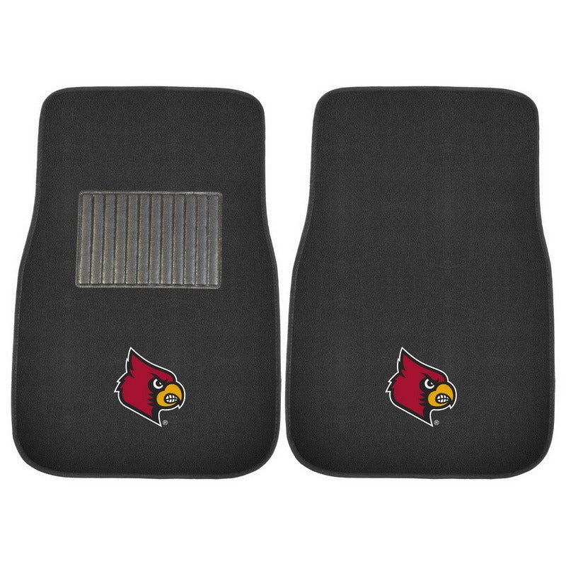 Louisville 2-piece Embroidered Car Mats 18"x27"